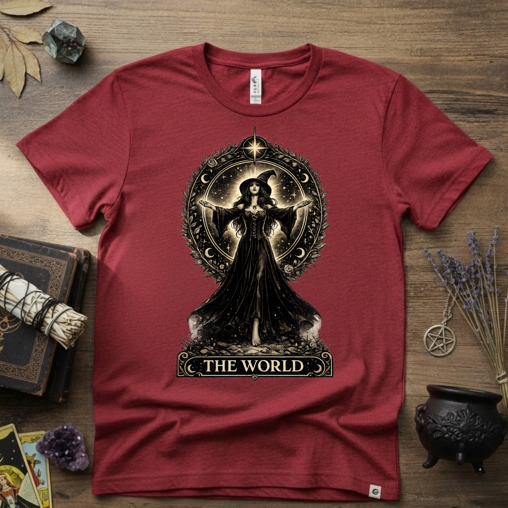 Tarot T-Shirt — The World