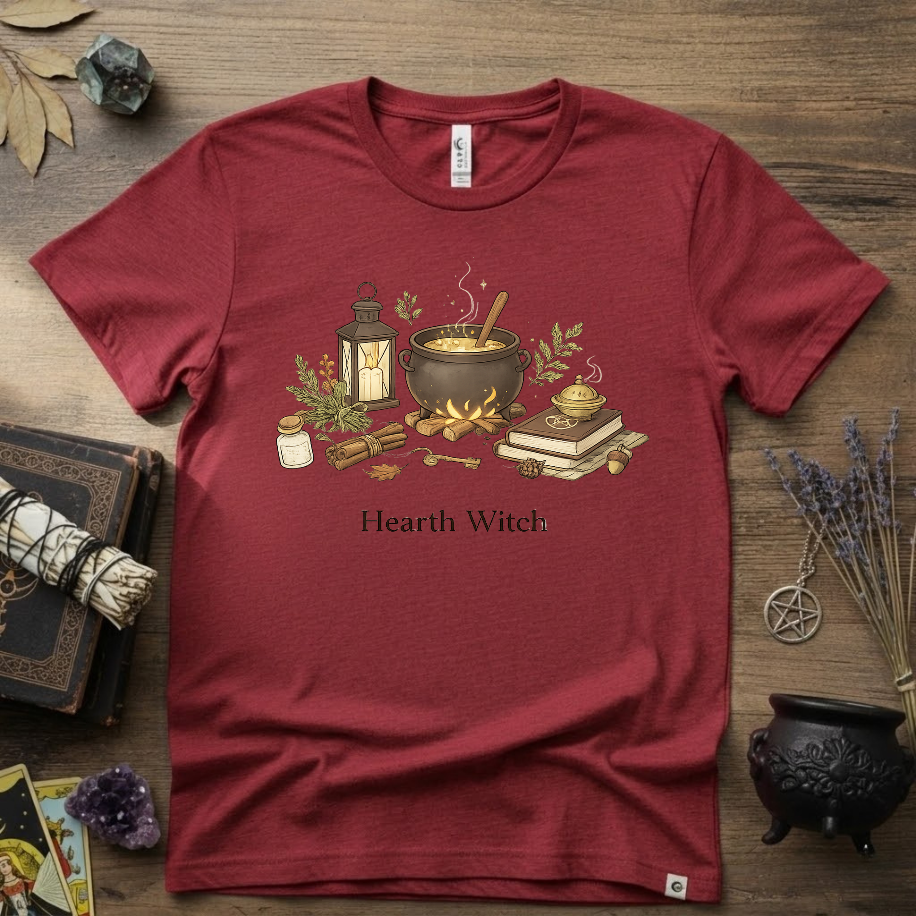 Hearth Witch T-Shirt — Witchy Magic Tee