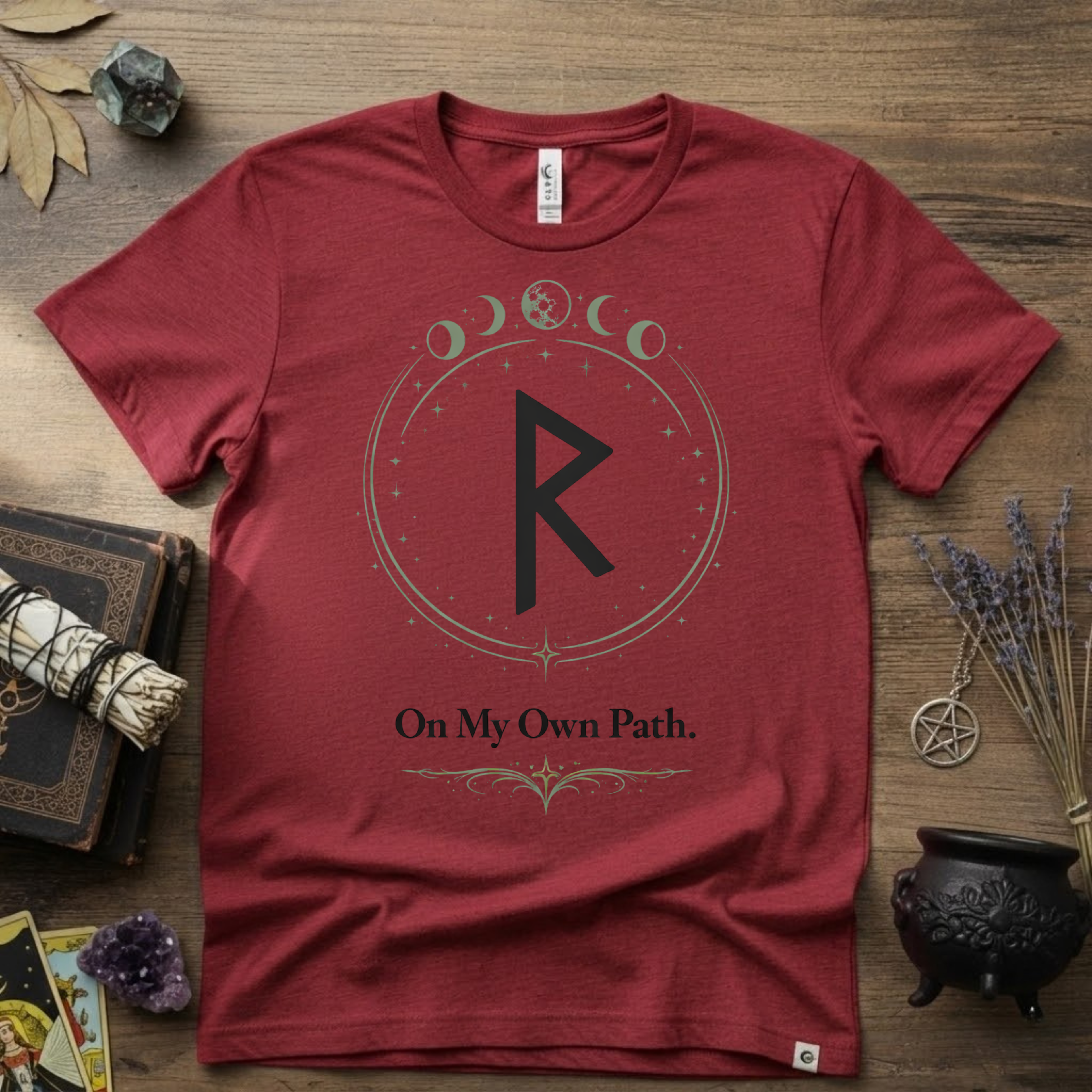 Raidho Rune 'On My Own Path' T-Shirt