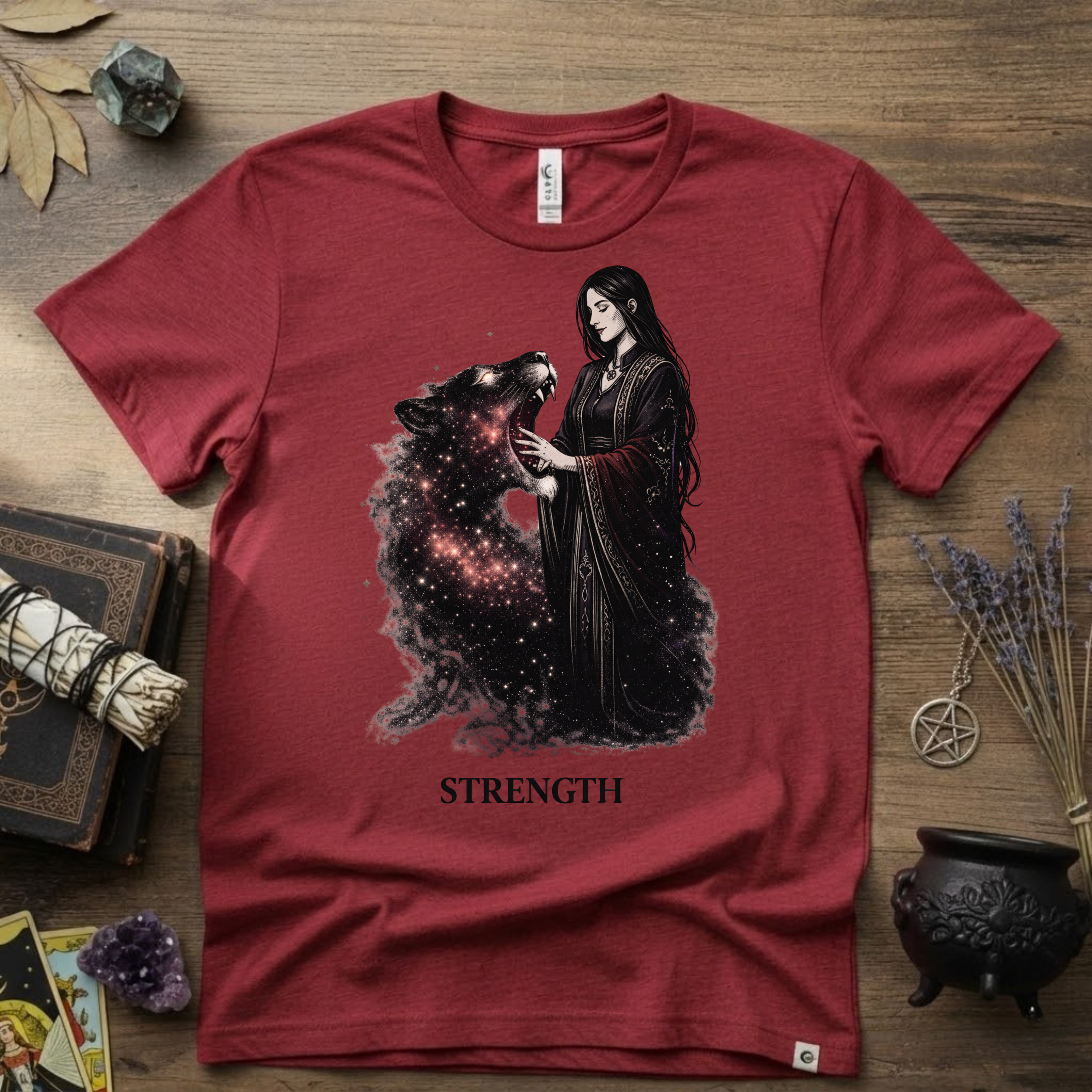 Tarot T-Shirt — Strength