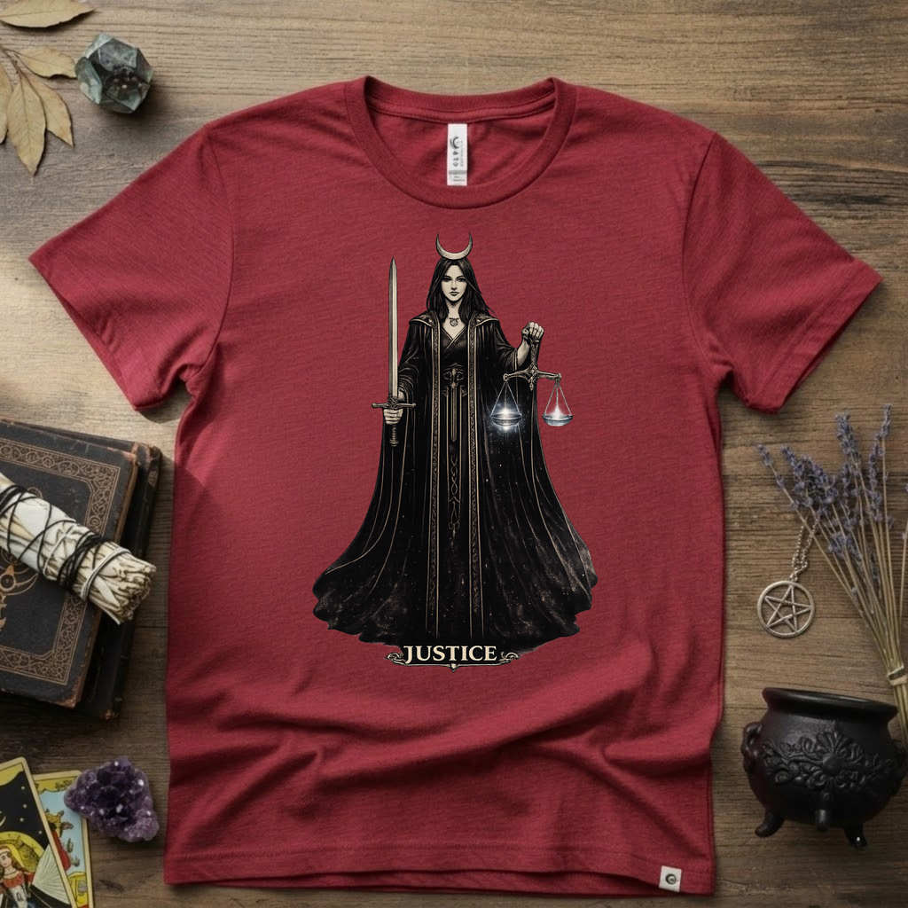 Tarot T-Shirt — Justice