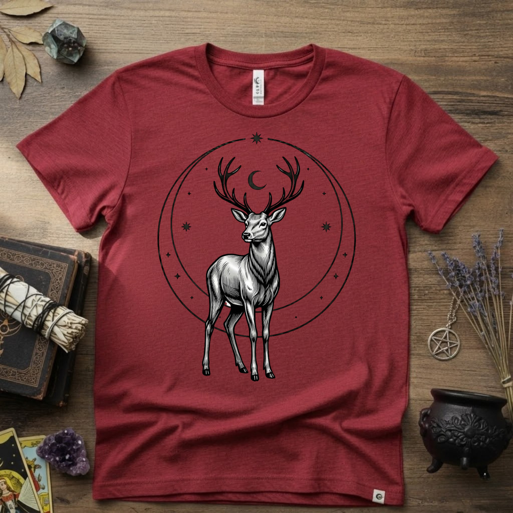 Stag Totem T-Shirt — Majestic Deer Graphic Tee