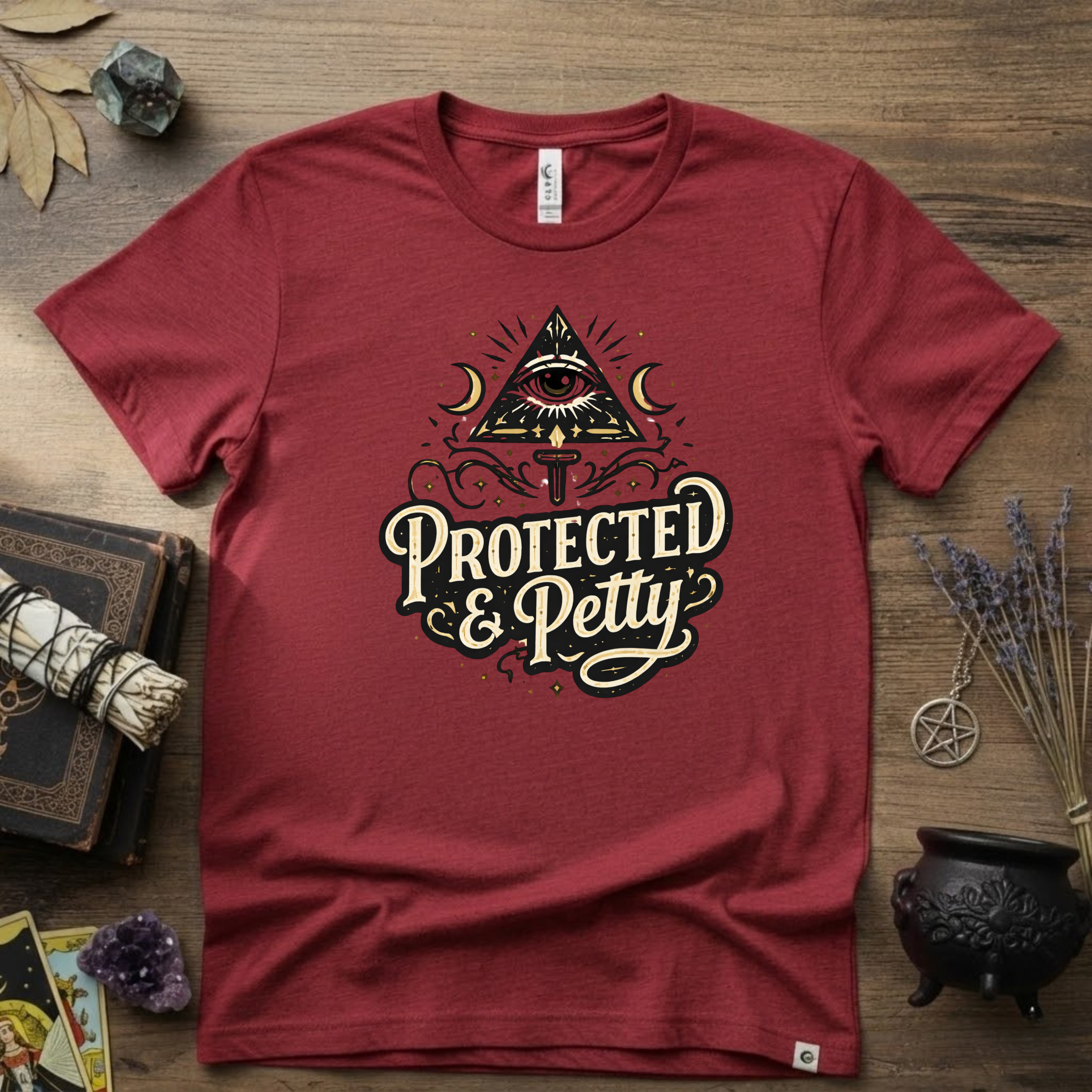 Witchy T-Shirt — "Protected and Petty"