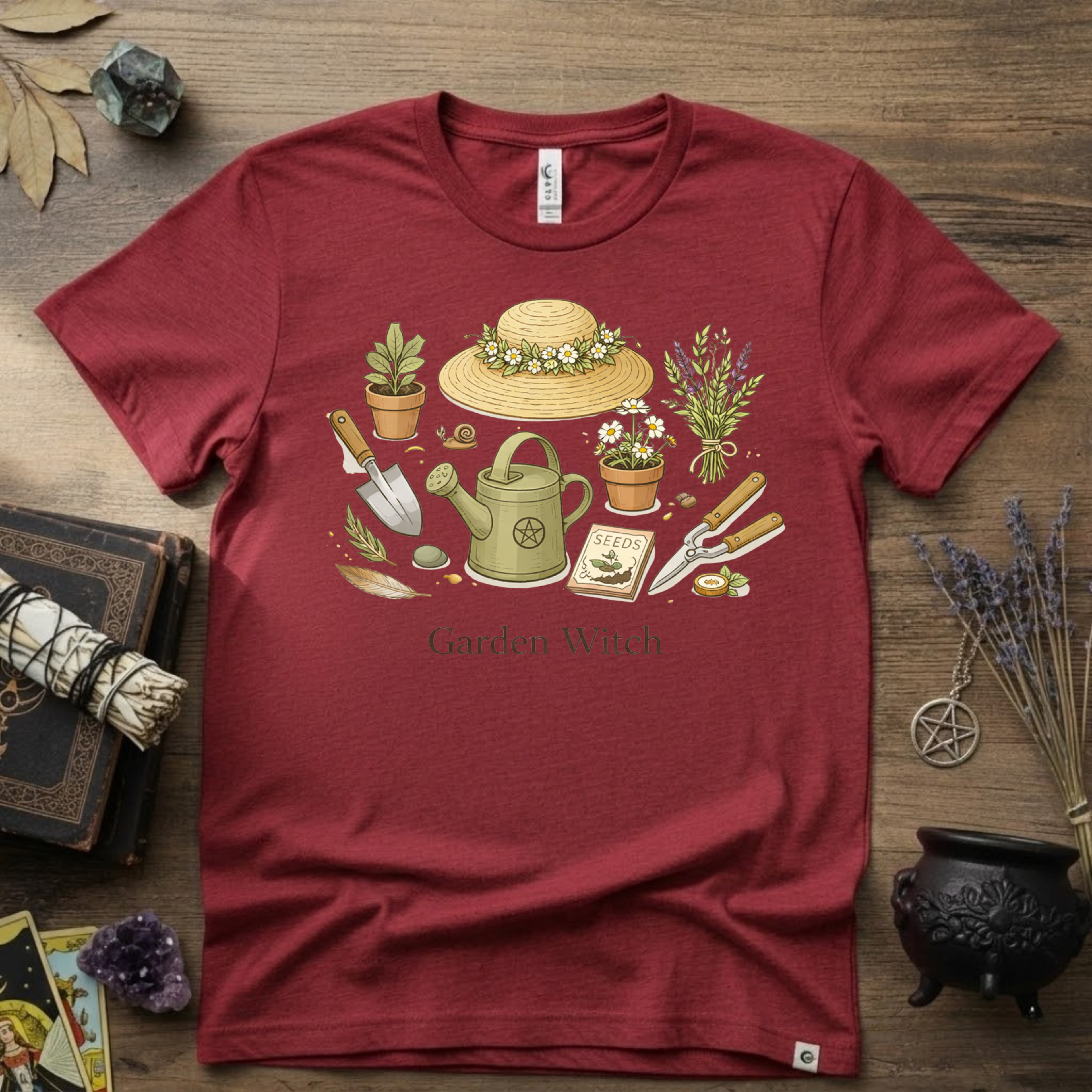 Garden Witch T-Shirt — Witchy Plant Magic Tee