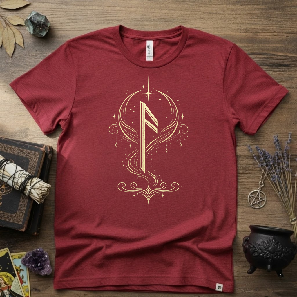Ansuz Rune T-Shirt — Norse Rune Symbol Tee