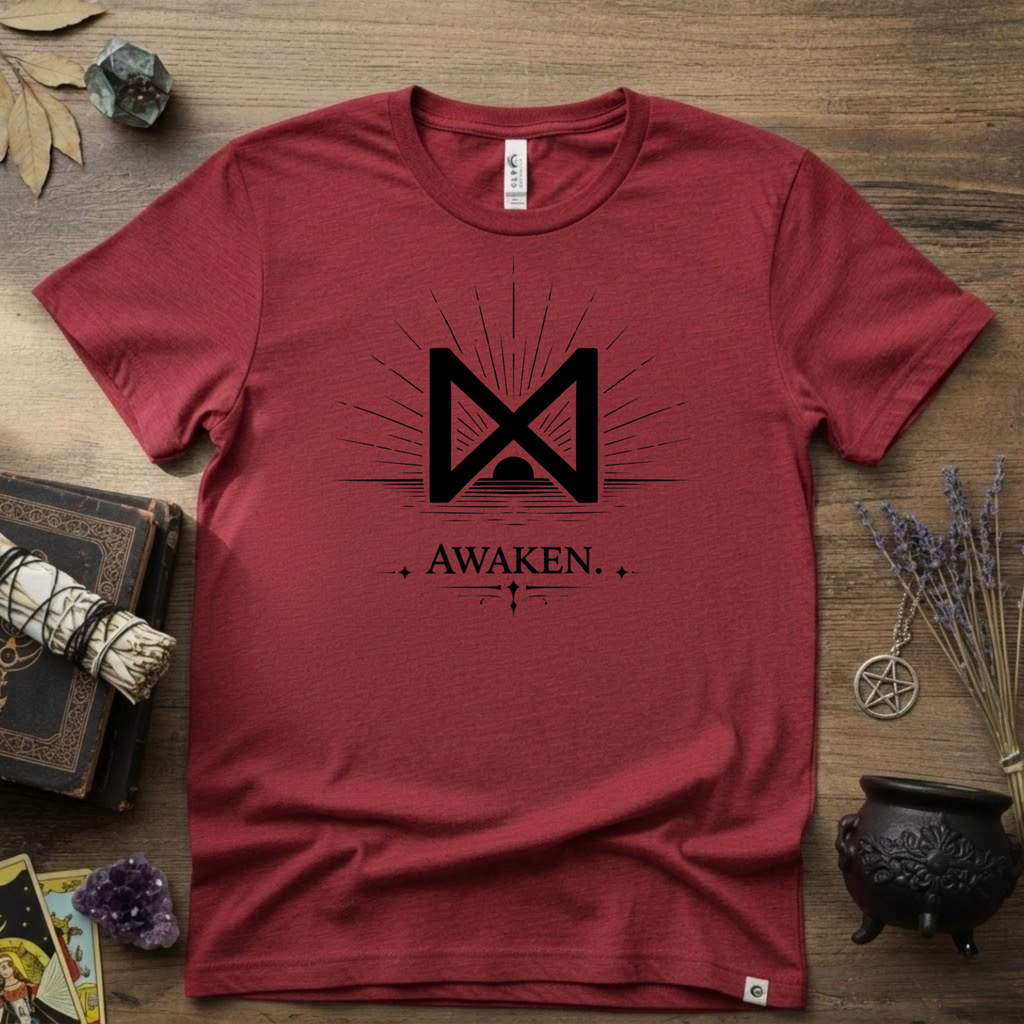 Dagaz Rune T-Shirt — "Awaken" Nordic Symbol Tee
