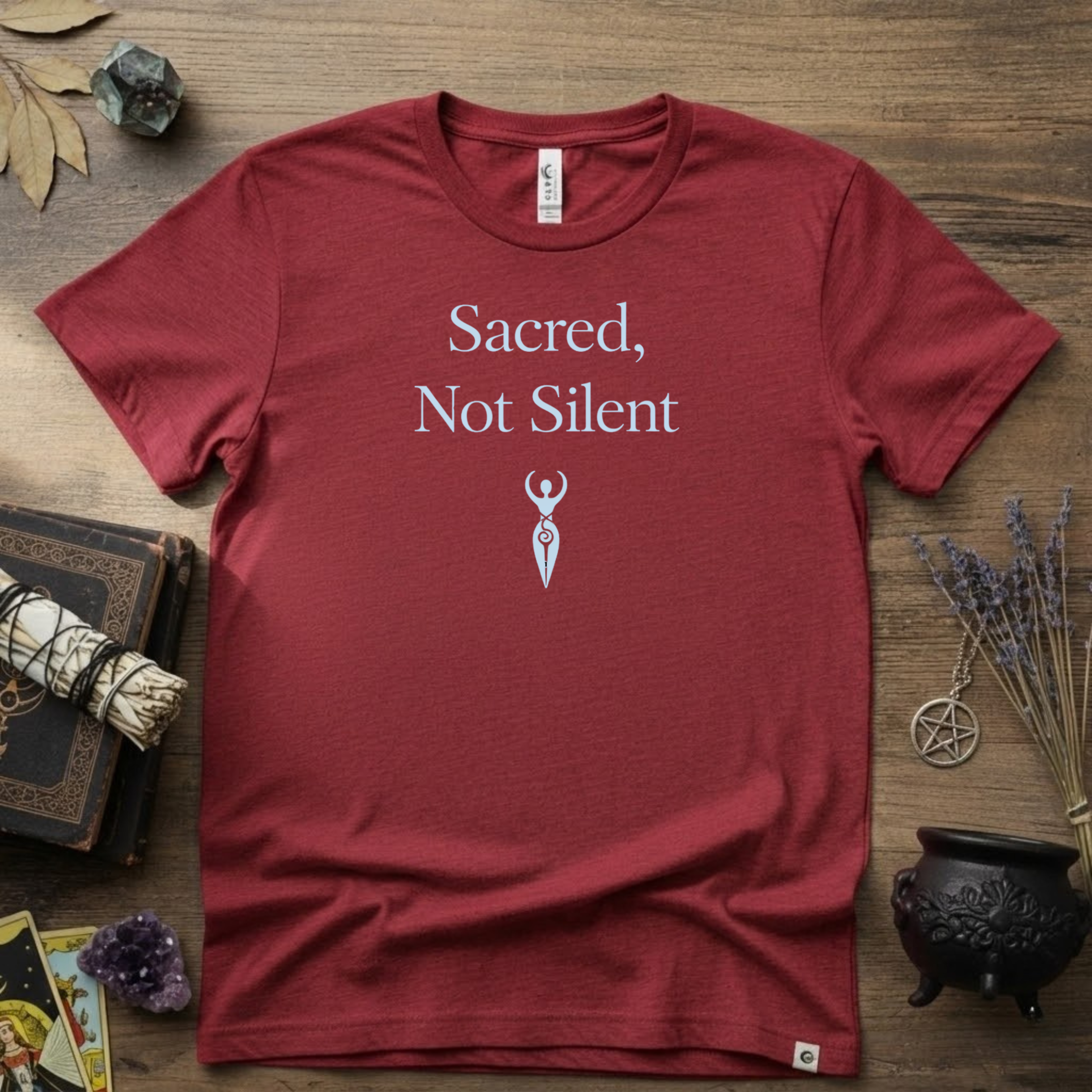 Witchy T-Shirt — "Sacred Not Silent"