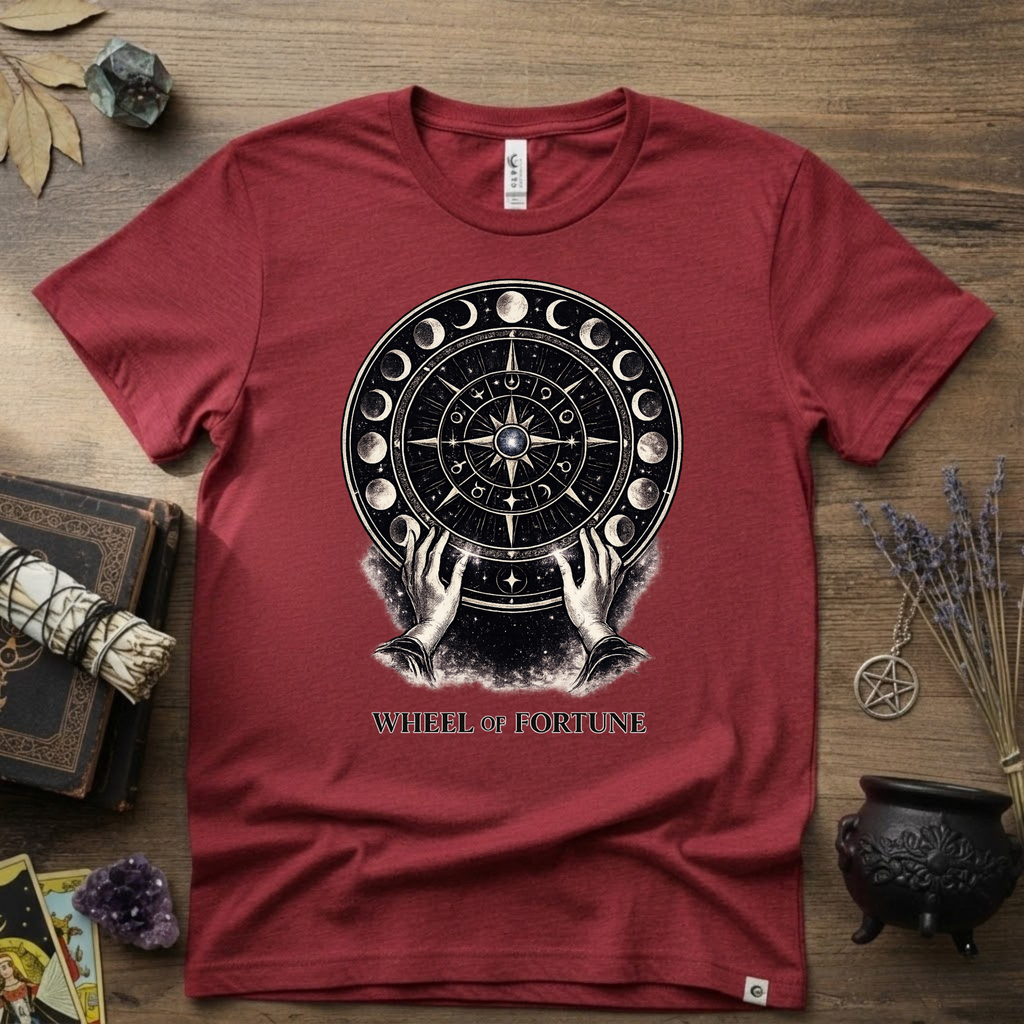 Tarot T-Shirt — The Wheel of Fortune