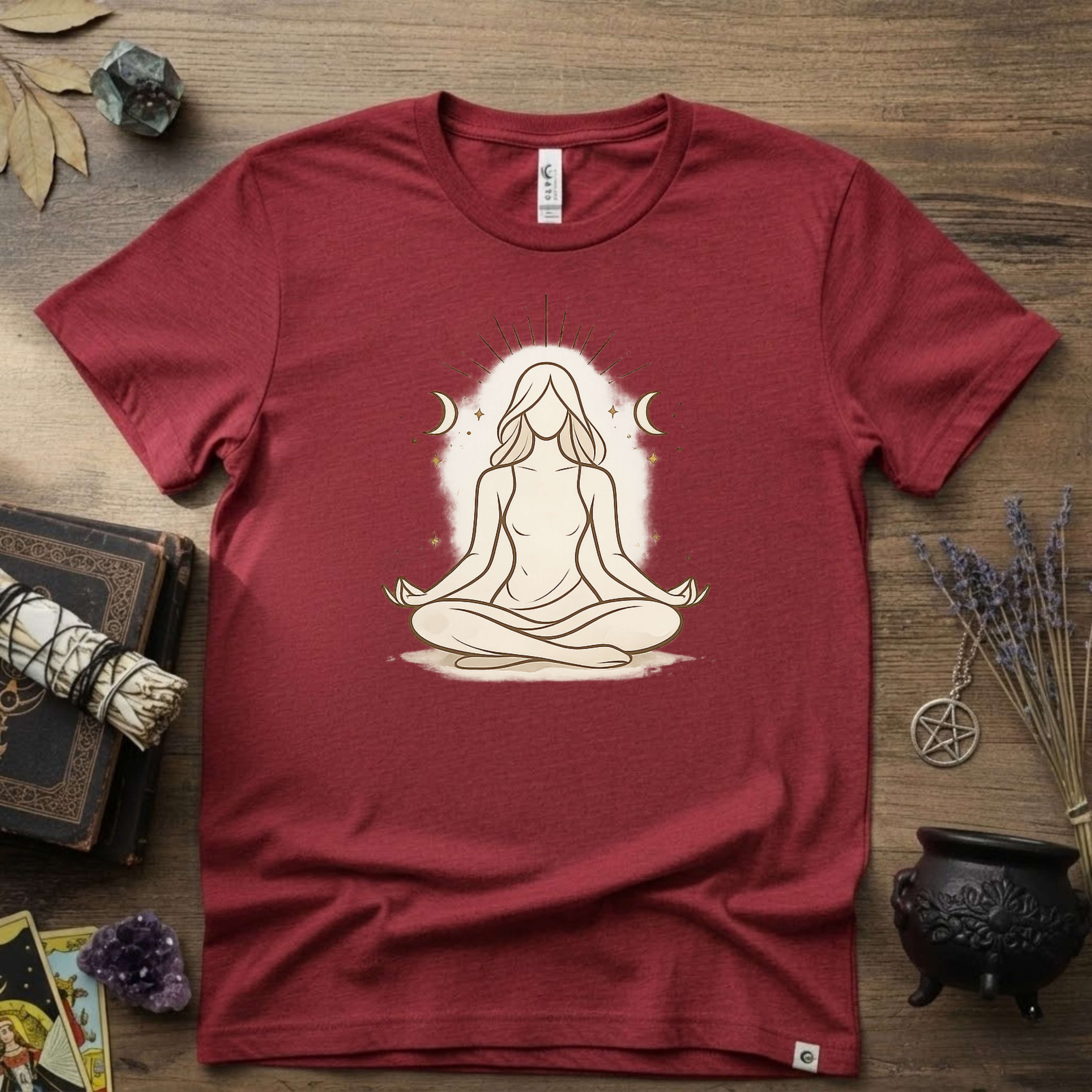 Witchy T-Shirt — "Meditation Witch"