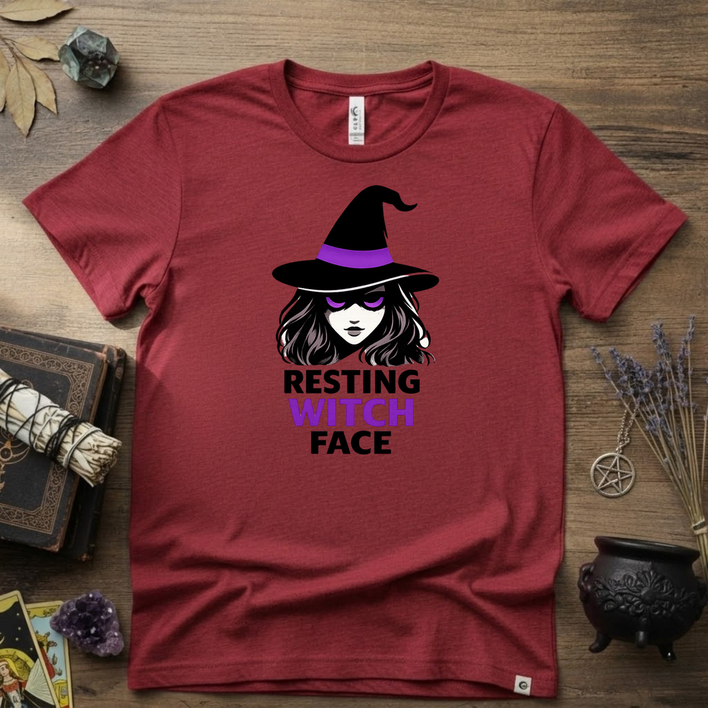 Witchy T-Shirt — "Resting Witch Face"