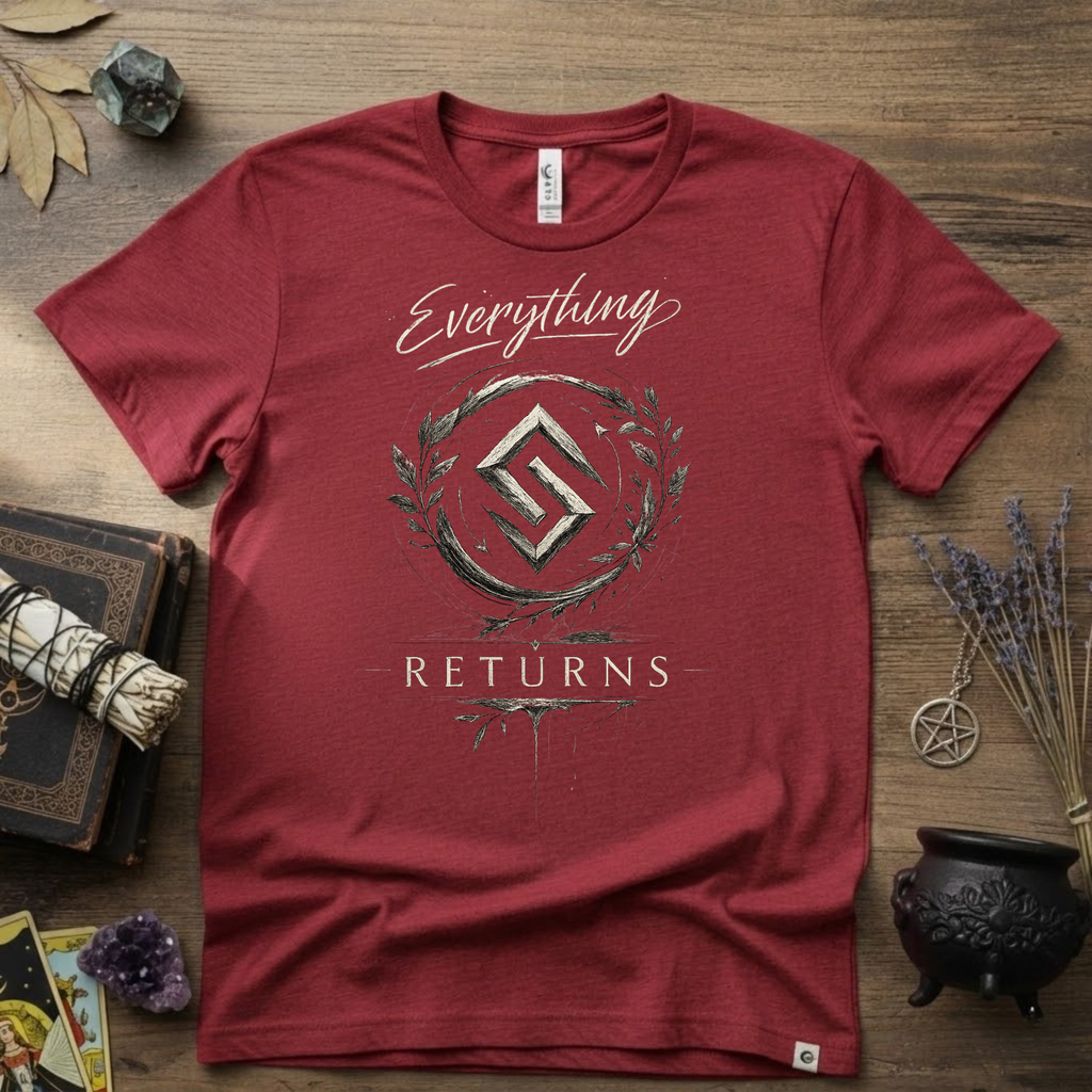 Jera Rune "Everything Returns" T-Shirt