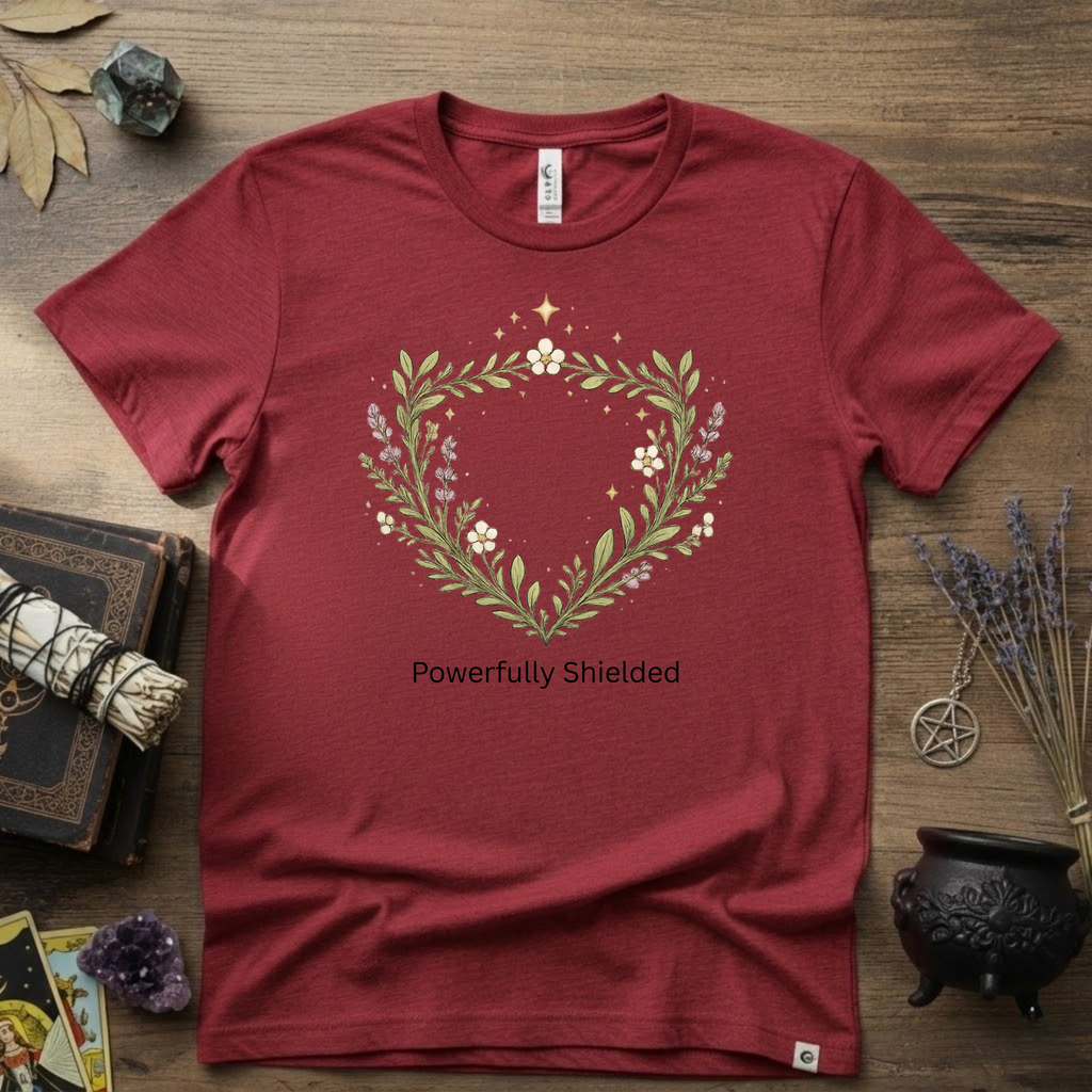 Witchy T-Shirt — "Powerfully Shielded"