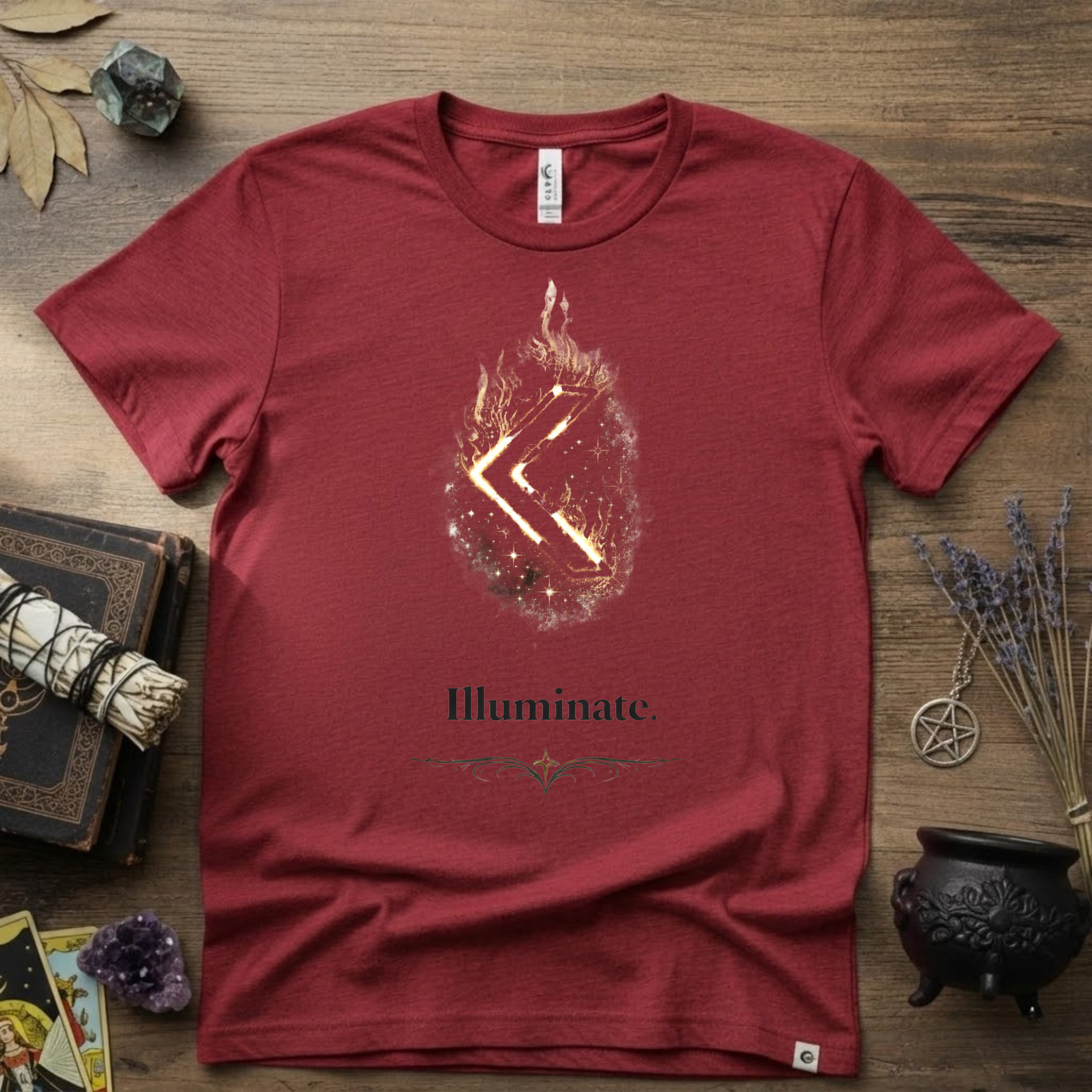 Kenaz Rune 'Illuminate' T-Shirt