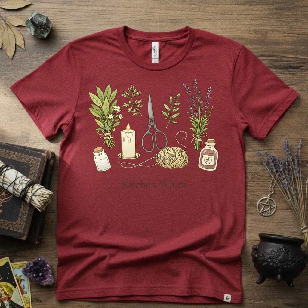 Kitchen Witch T-Shirt — Witchy Kitchen Spell Tee