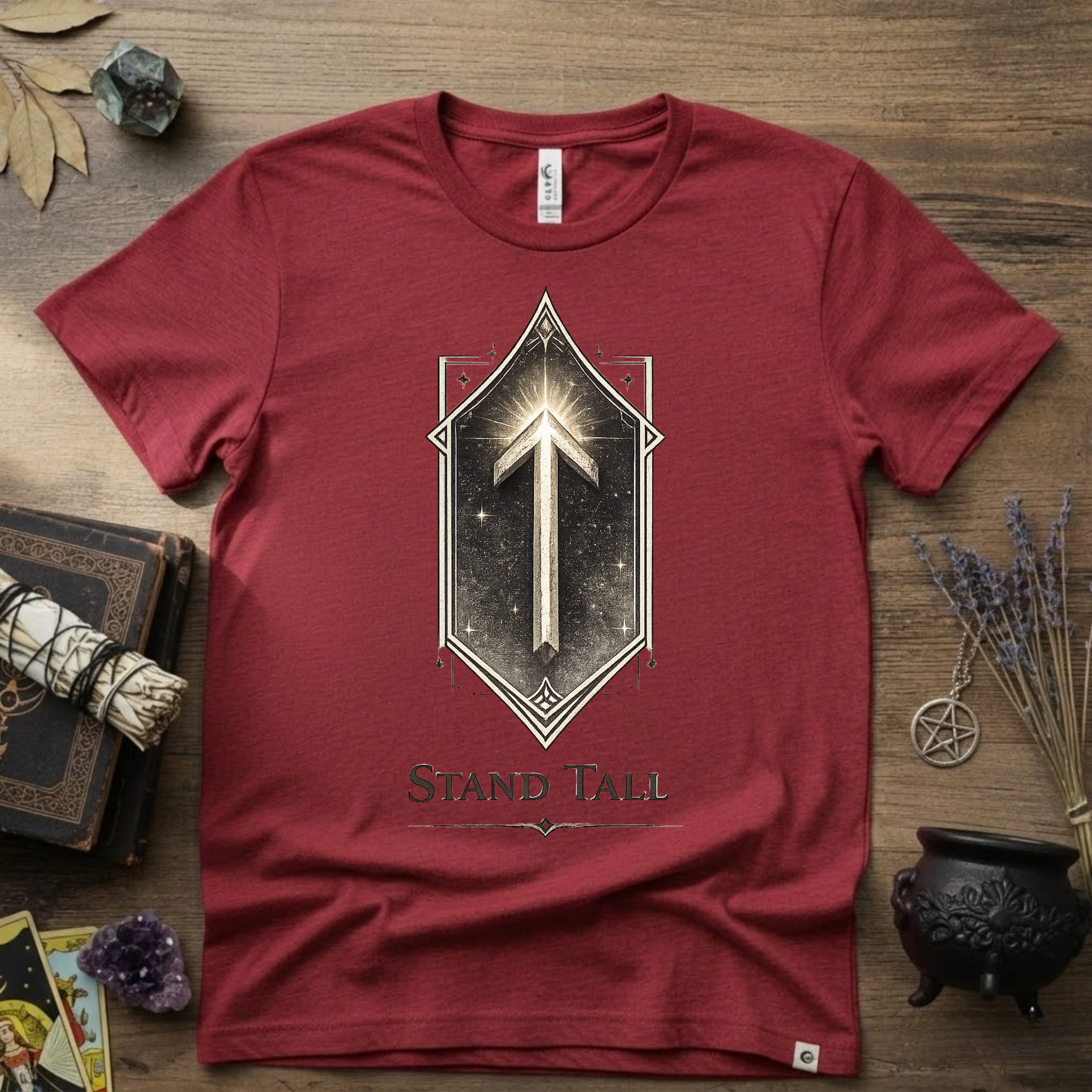 Tiwaz Rune 'Stand Tall' T-Shirt