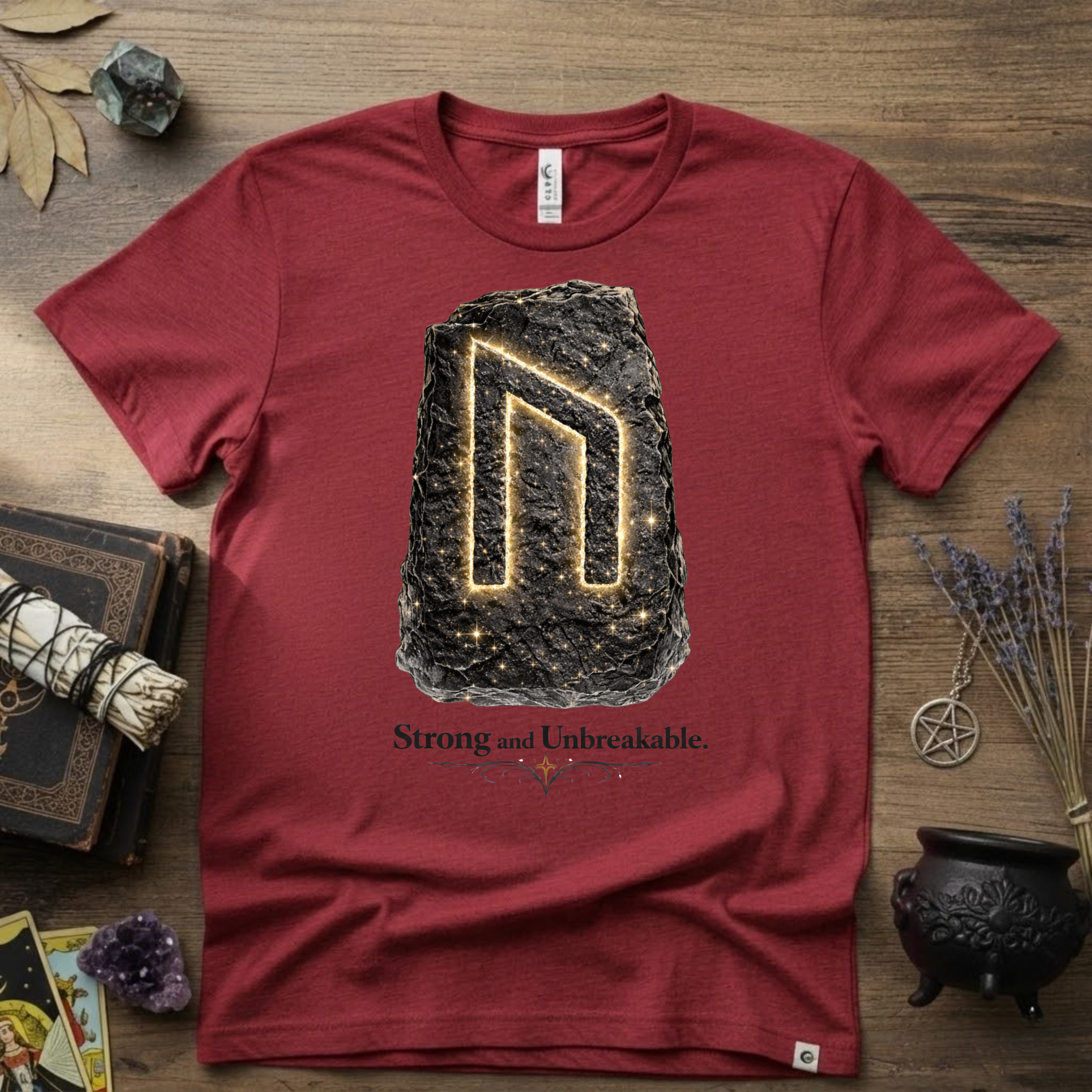 Uruz Rune 'Strong and Unbreakable' T-Shirt