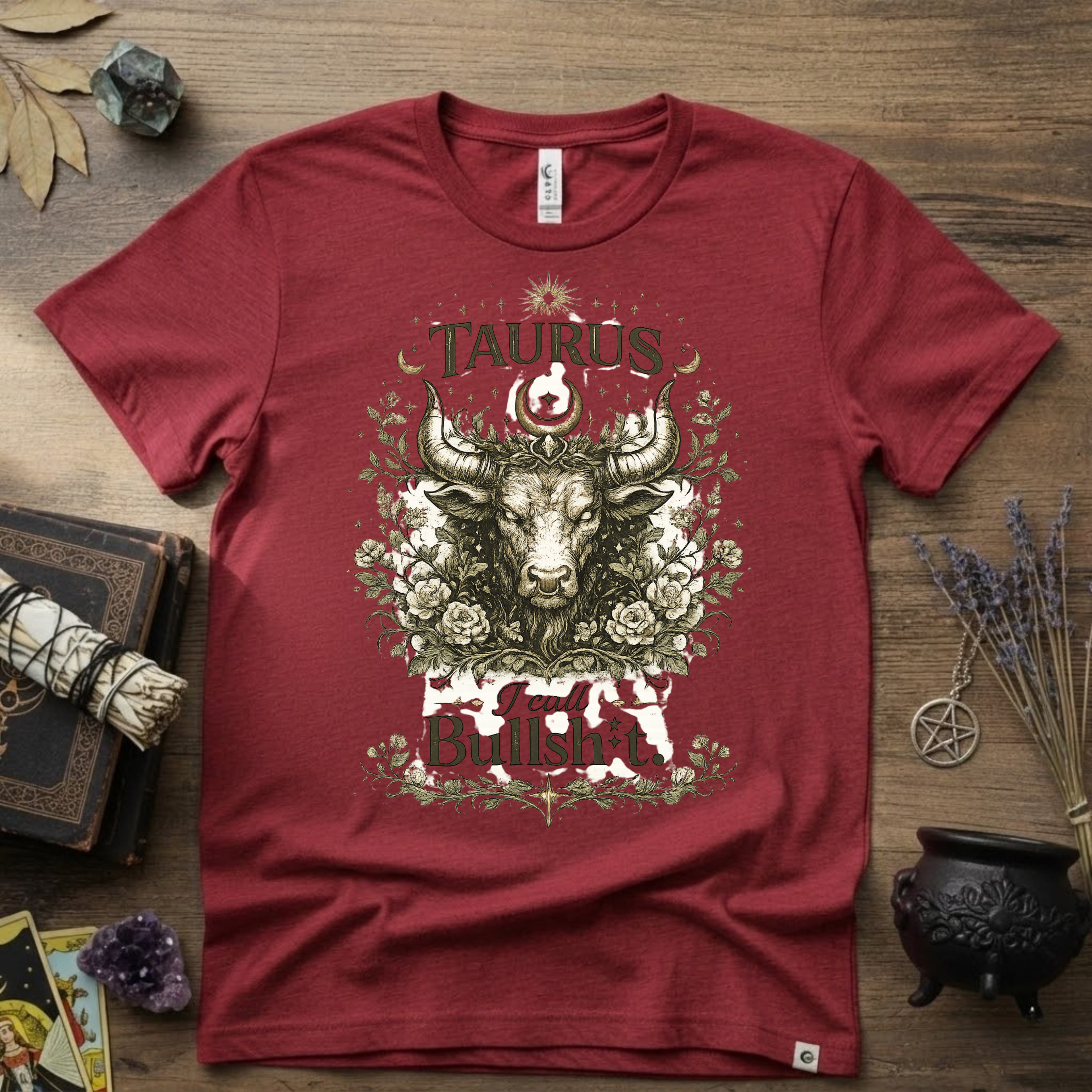 Taurus 'I Call Bullsh*t' T-Shirt — Funny Zodiac Bull Tee