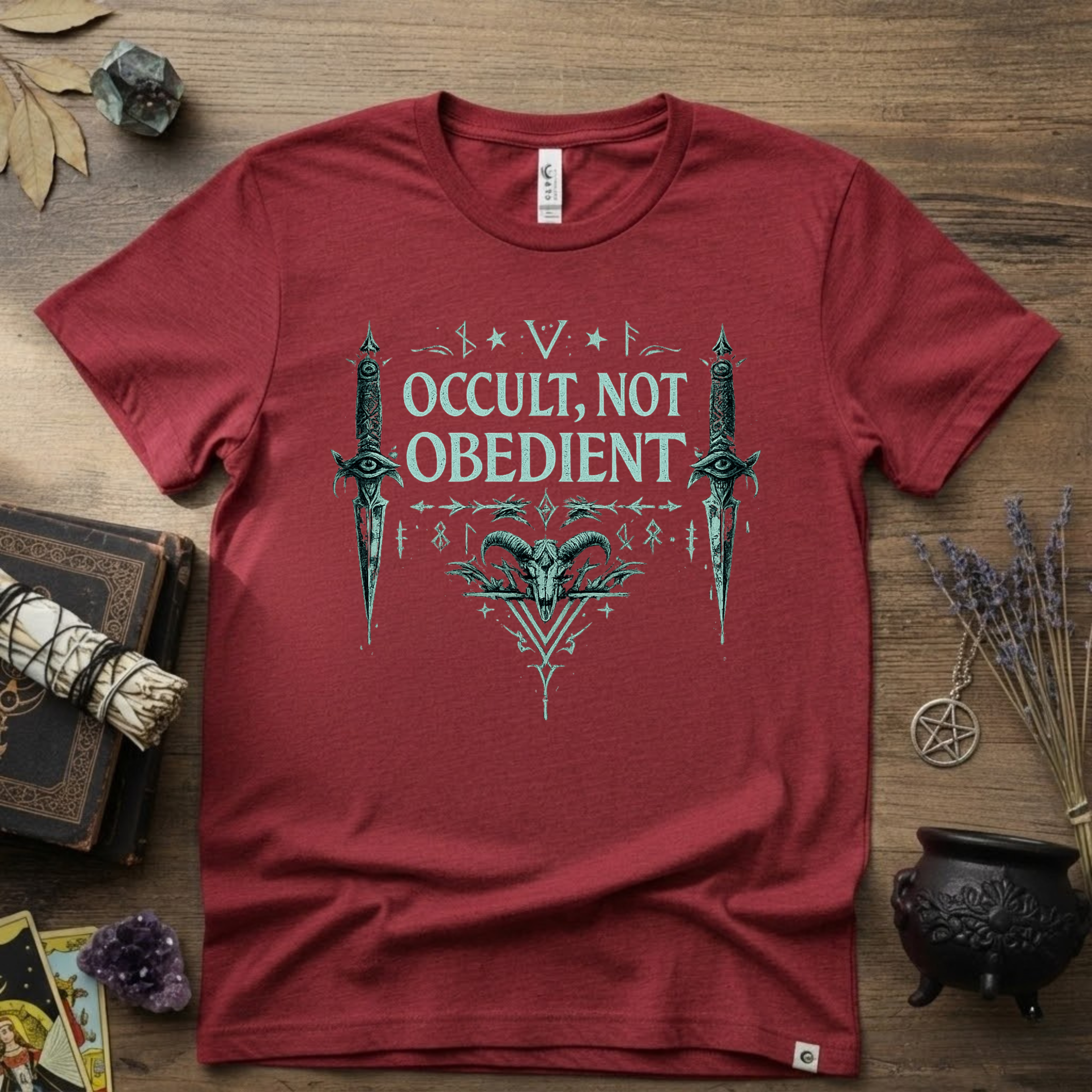 Witchy T-Shirt — "Occult Not Obedient"