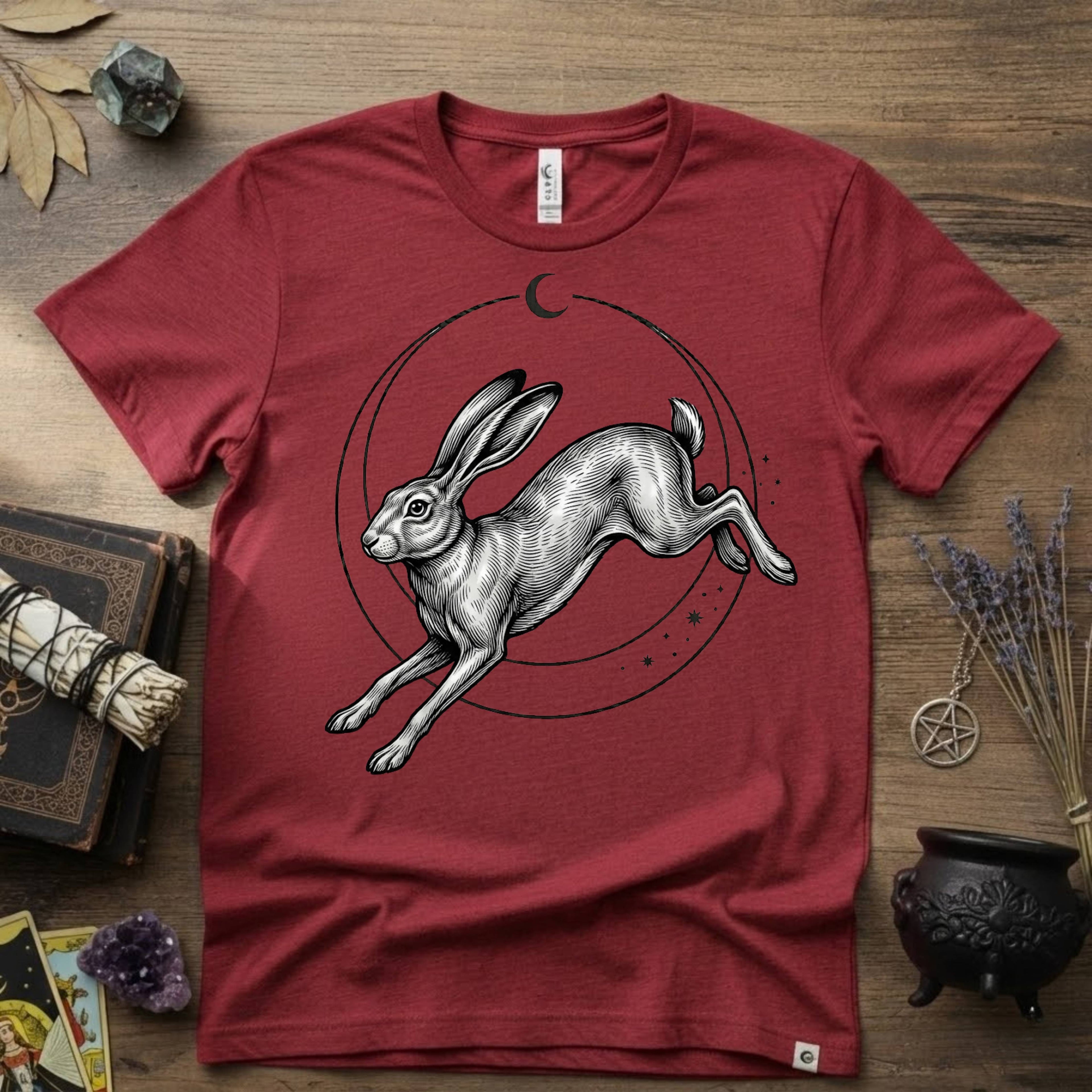 Rabbit Totem T-Shirt — Spiritual Animal Rabbit Tee for Nature Lovers