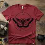 Moth Totem T-Shirt — Mystical Moth Totem Graphic Tee