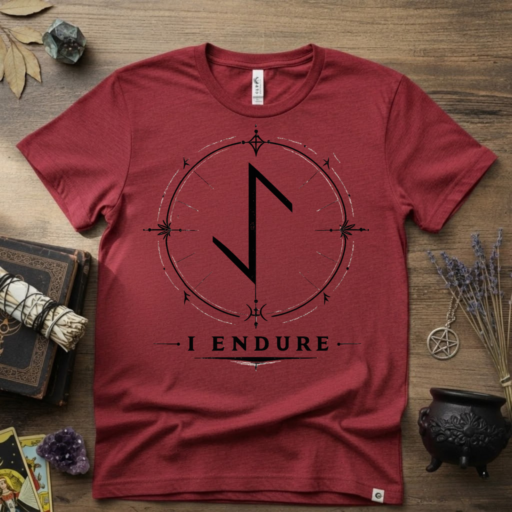 Eihwaz Rune 'I Endure' T-Shirt