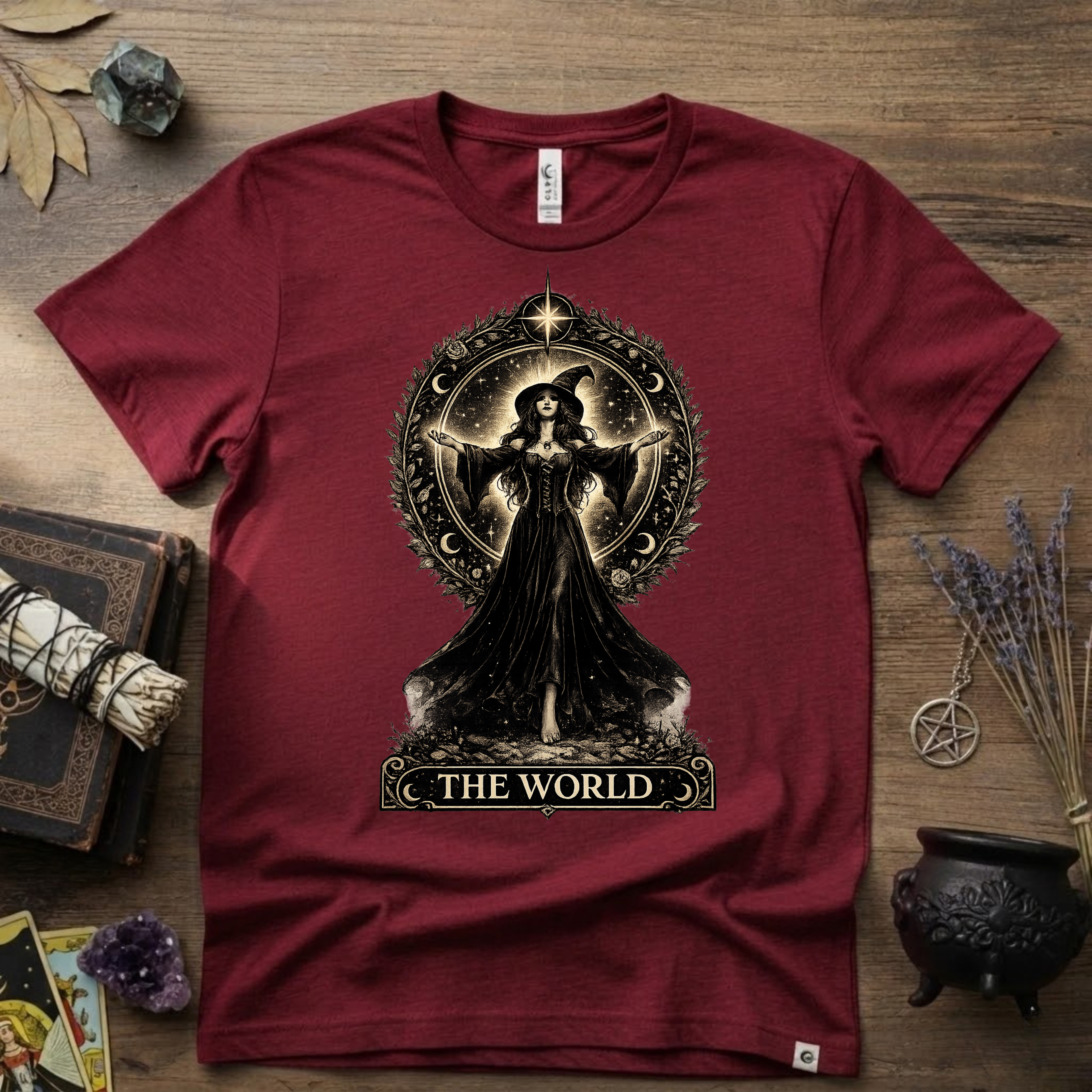 Tarot T-Shirt — The World