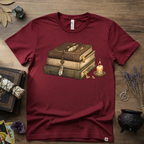 Witchy T-Shirt — "Light Reading" Occult Graphic Tee