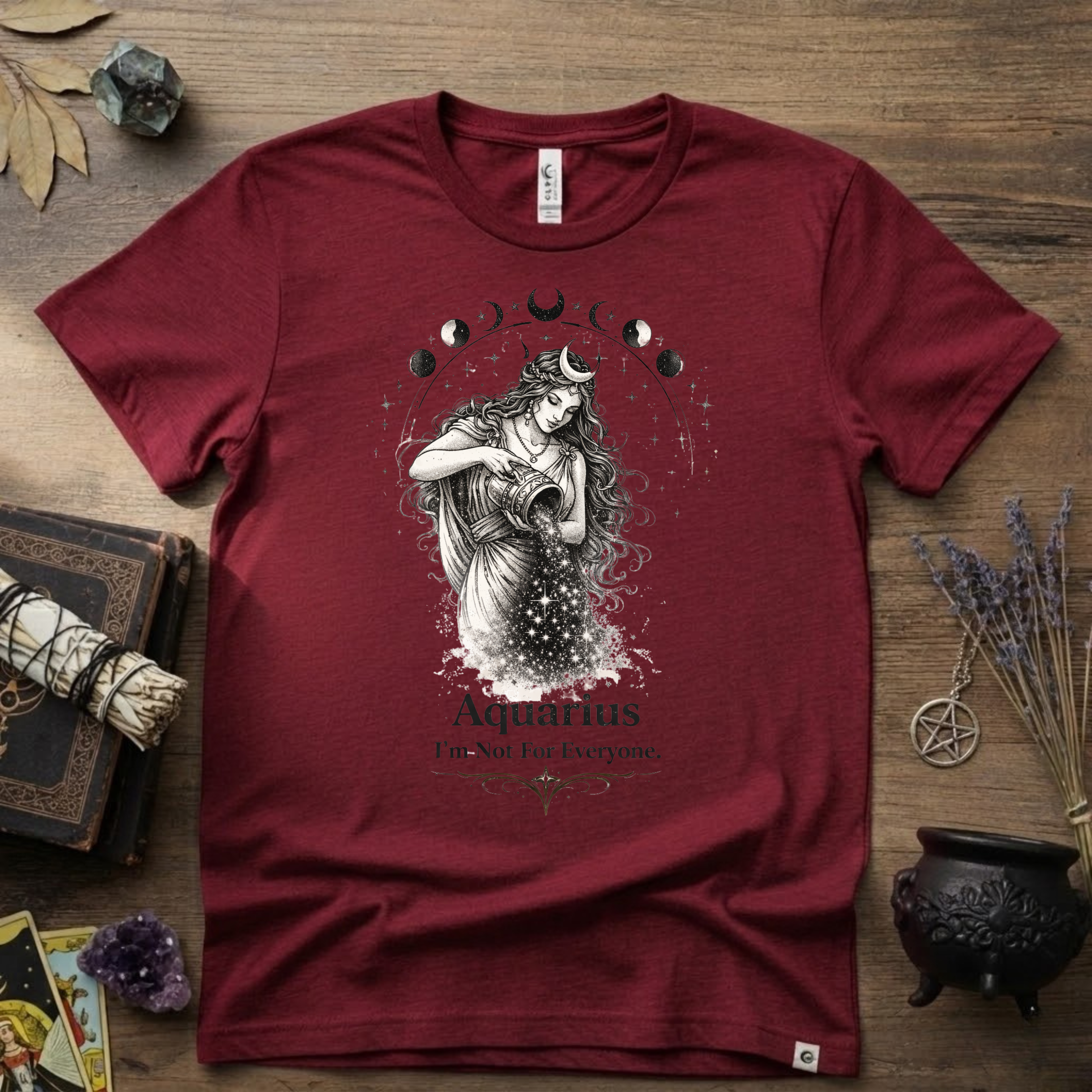 Aquarius 'I'm Not For Everyone' T-Shirt — Zodiac Horoscope Tee
