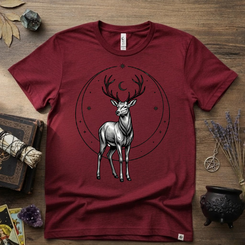 Stag Totem T-Shirt — Majestic Deer Graphic Tee