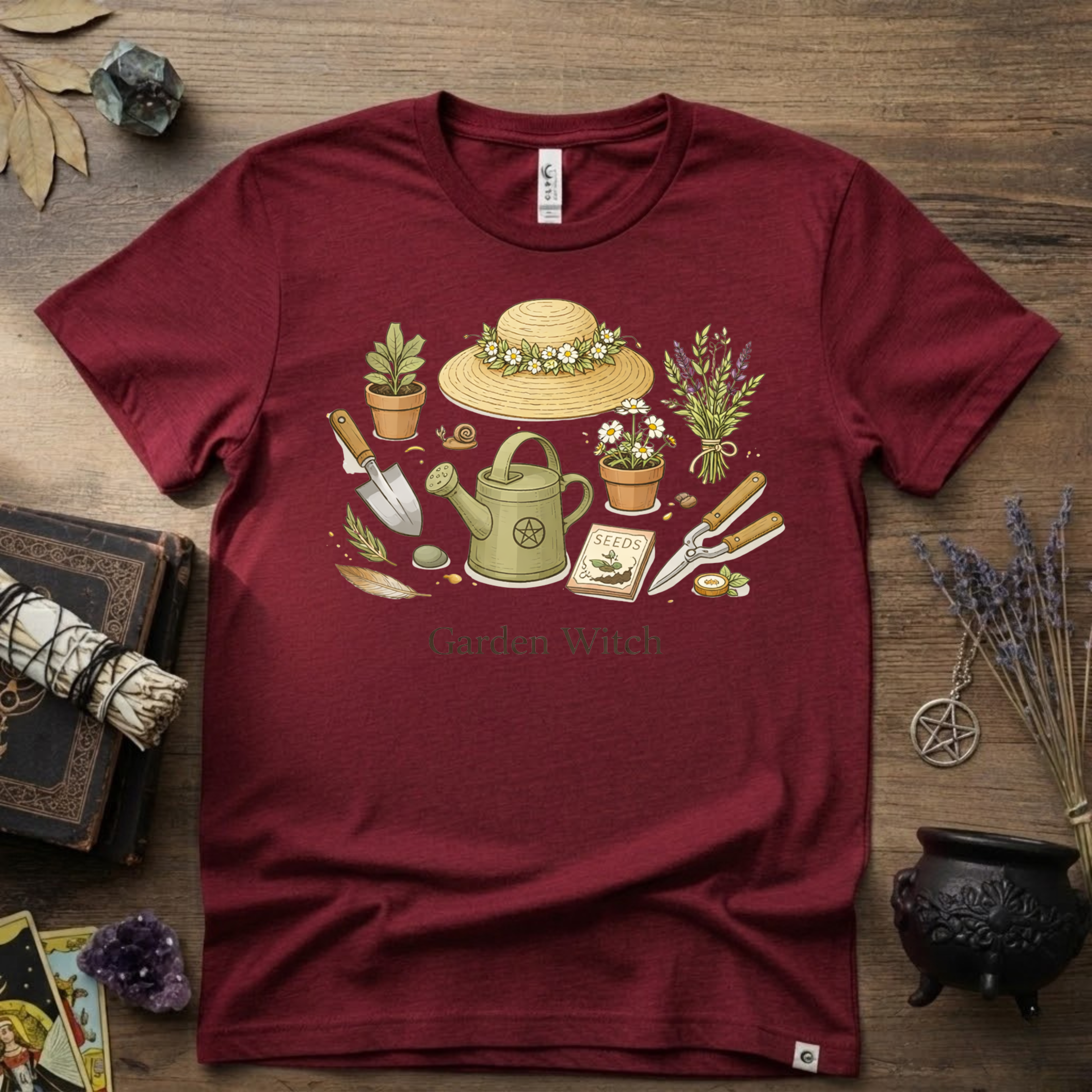Garden Witch T-Shirt — Witchy Plant Magic Tee