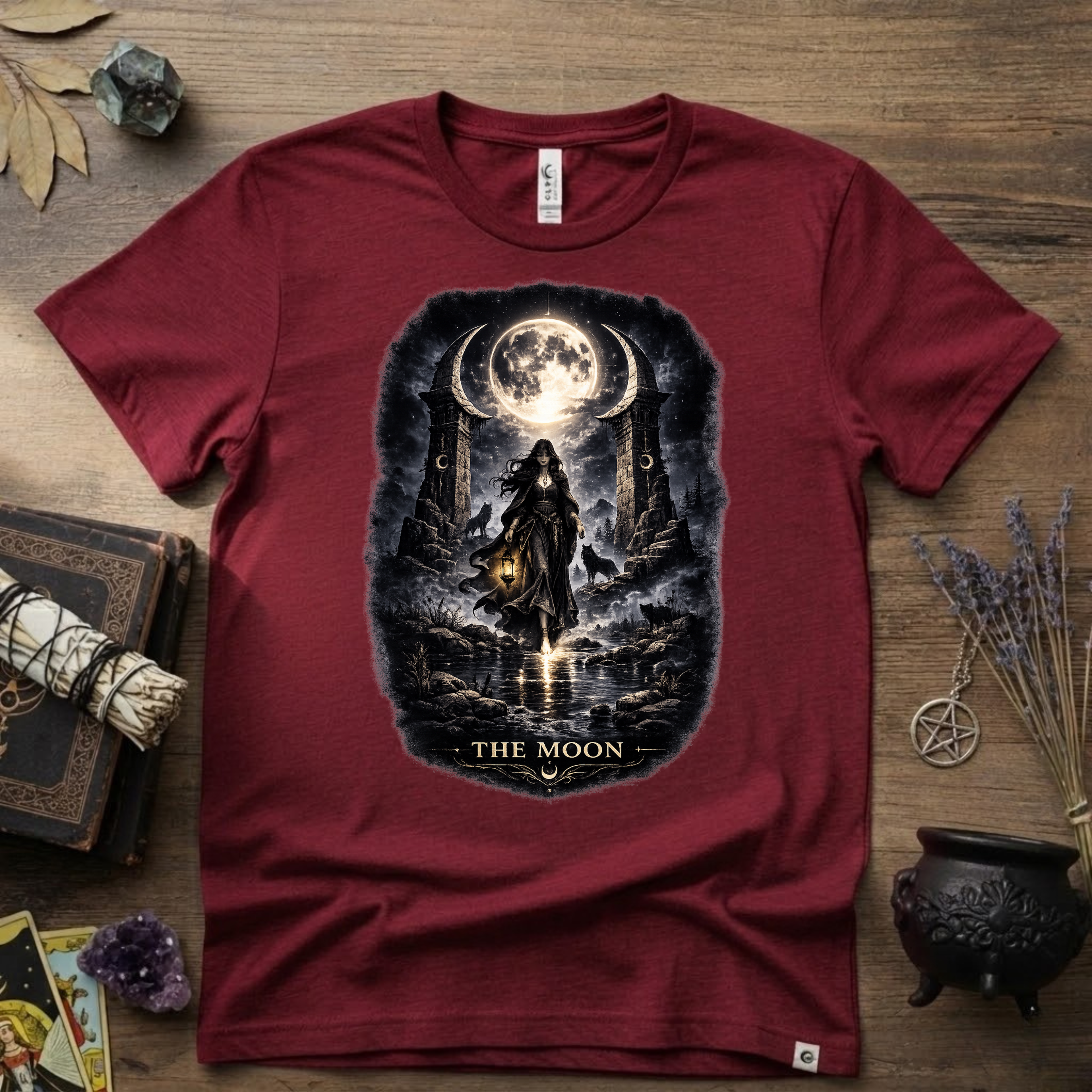 Tarot T-Shirt — The Moon