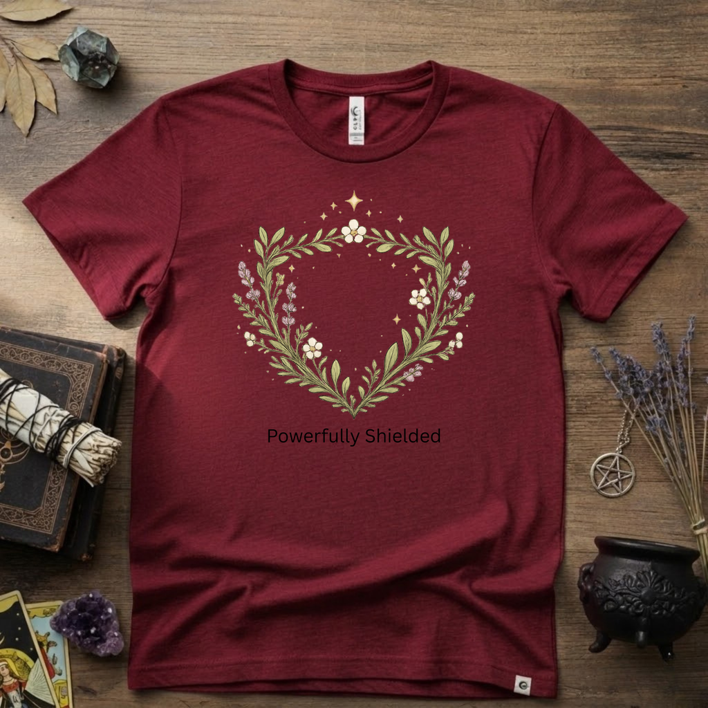 Witchy T-Shirt — "Powerfully Shielded"