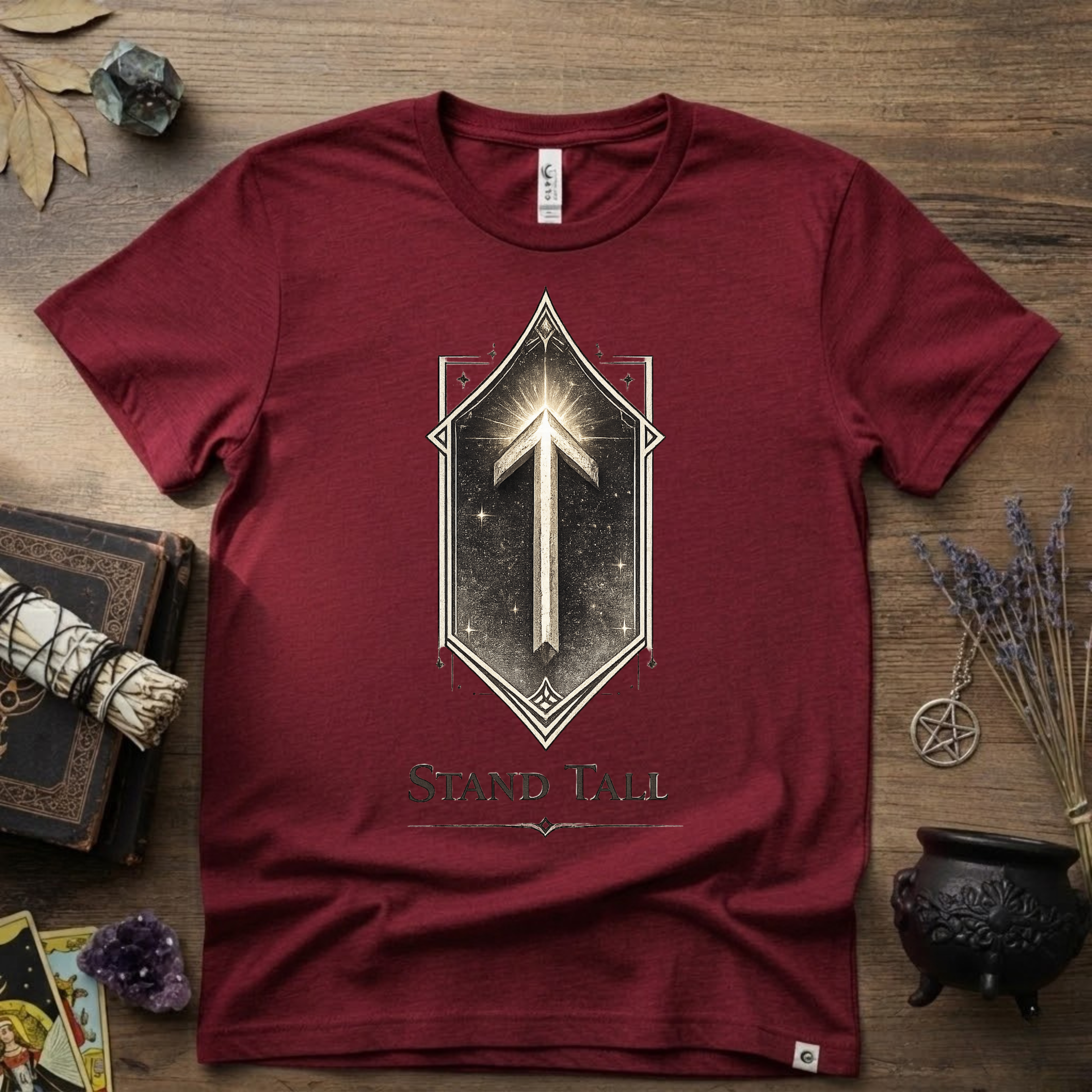 Tiwaz Rune 'Stand Tall' T-Shirt