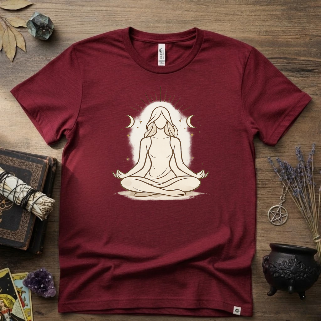 Witchy T-Shirt — "Meditation Witch"
