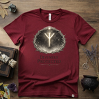 Divinely Protected Algiz Rune T-Shirt — Viking Protection Symbol Tee