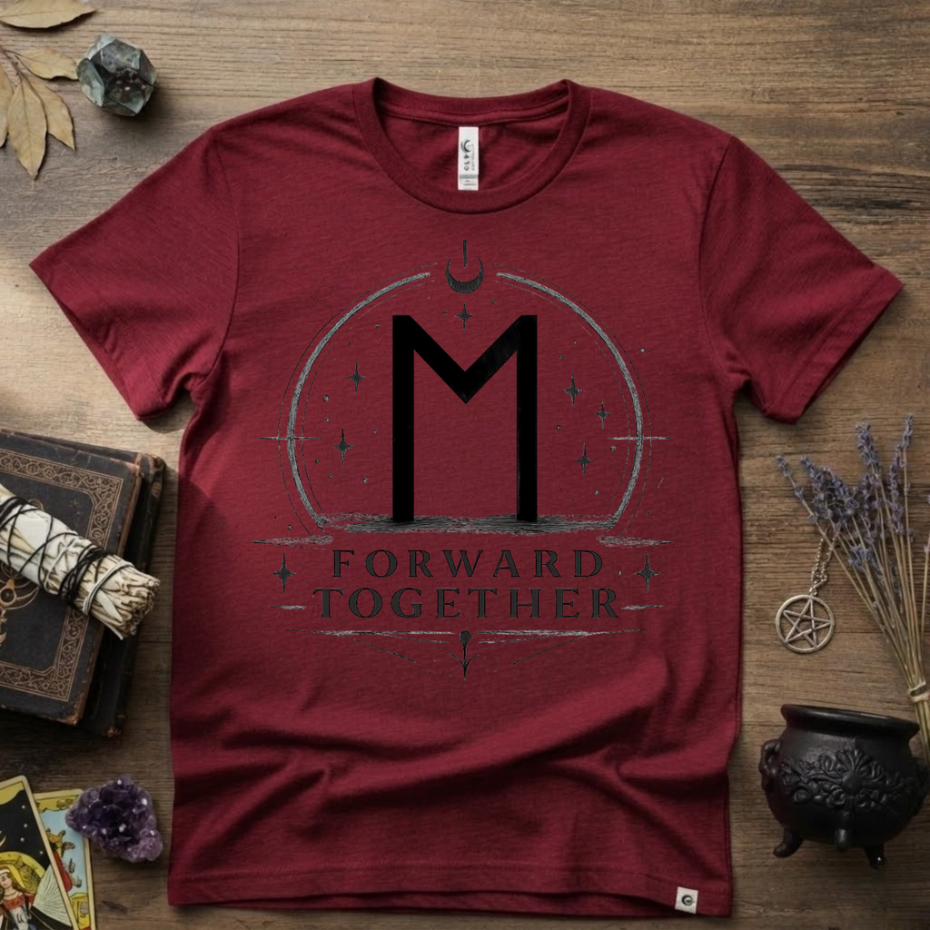 Ehwaz Rune T-Shirt — "Forward Together"