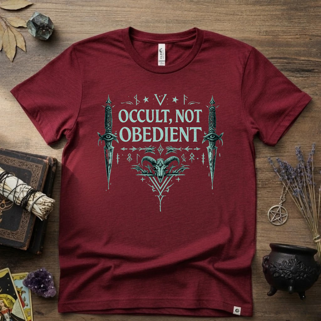 Witchy T-Shirt — "Occult Not Obedient"