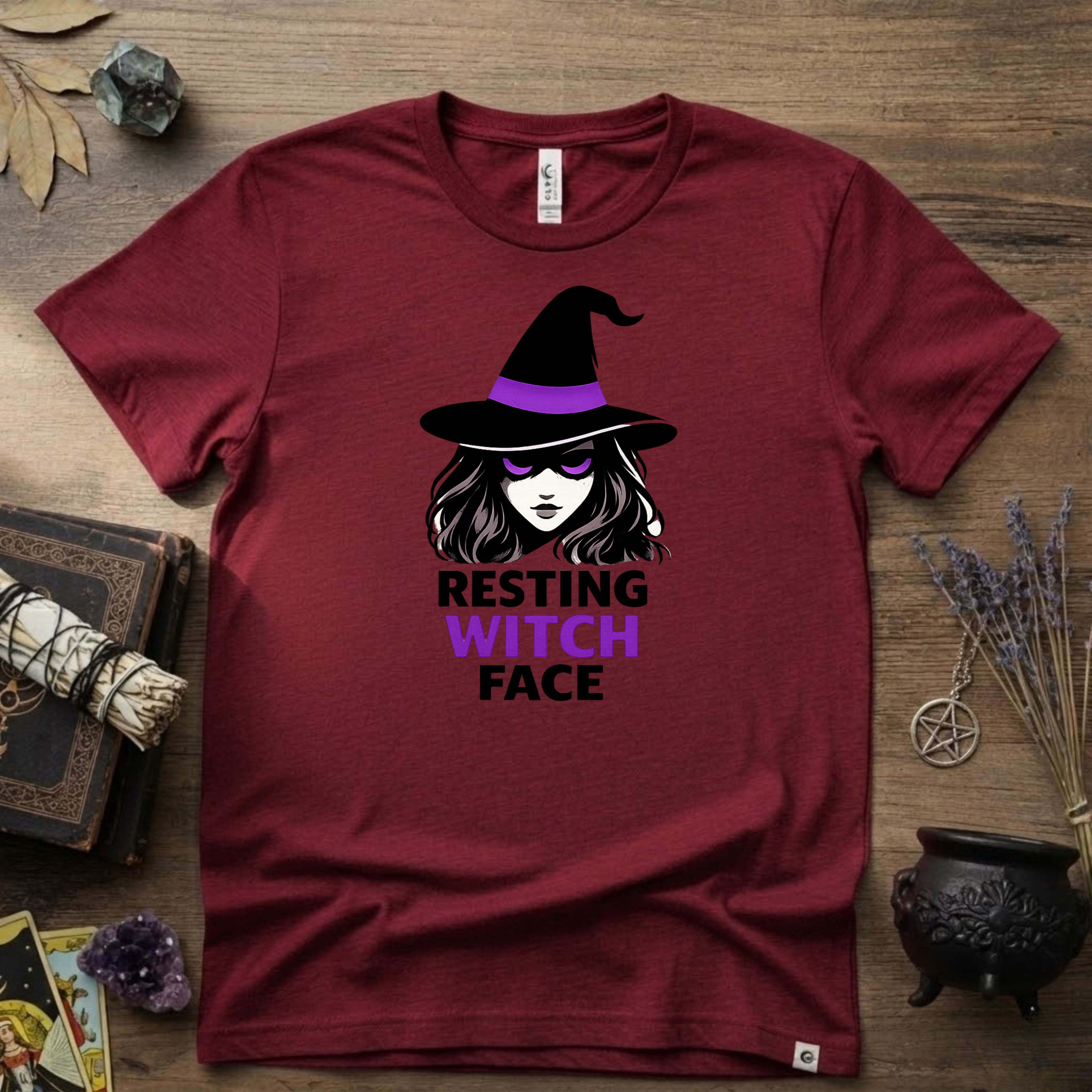 Witchy T-Shirt — "Resting Witch Face"