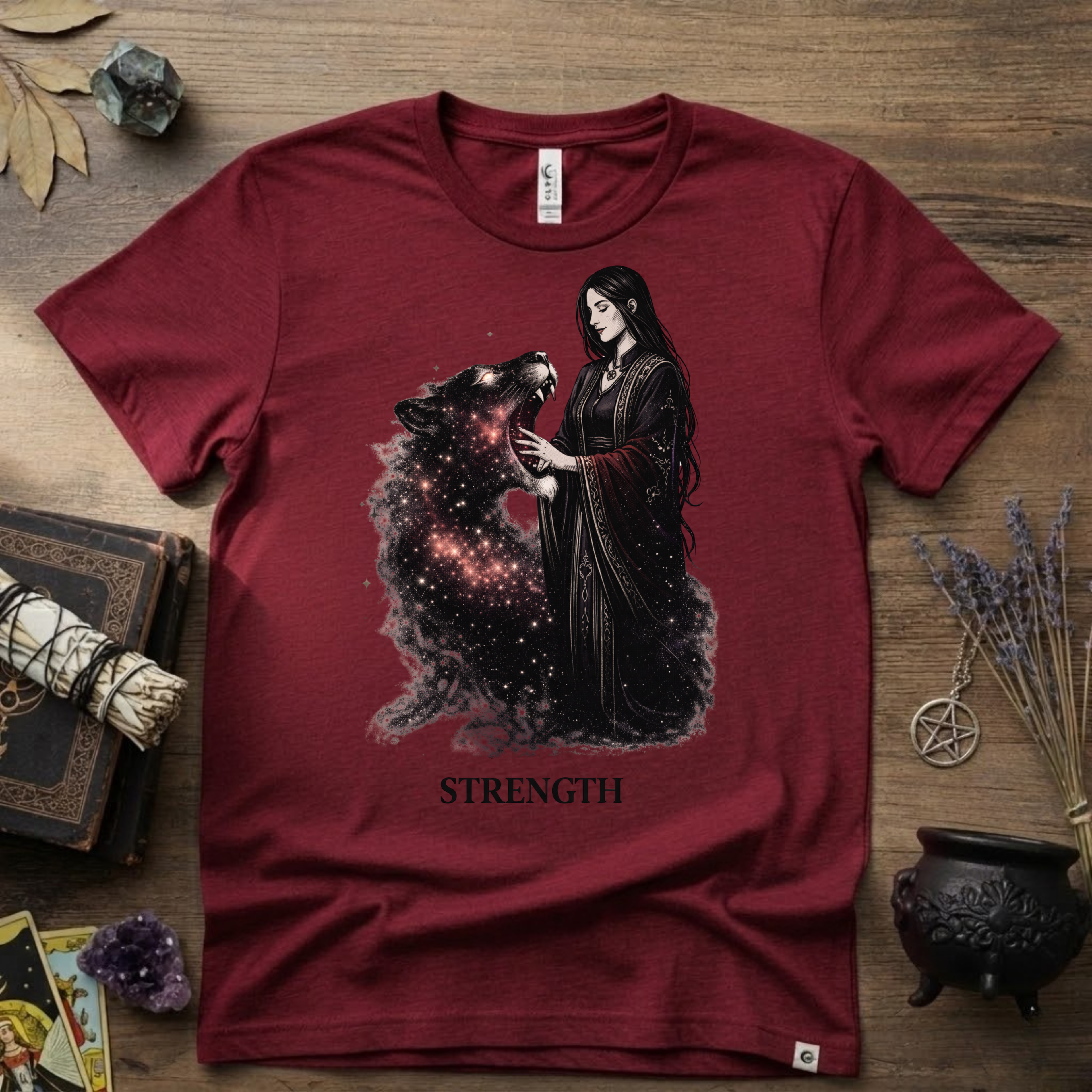 Tarot T-Shirt — Strength