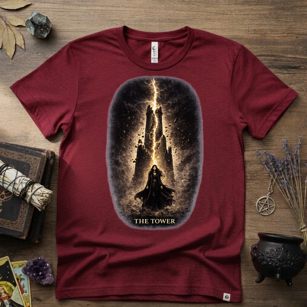 Tarot T-Shirt — The Tower