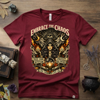 Witchy Tee "Embrace the Chaos" Graphic T-Shirt The Charmed Life Co. Logo