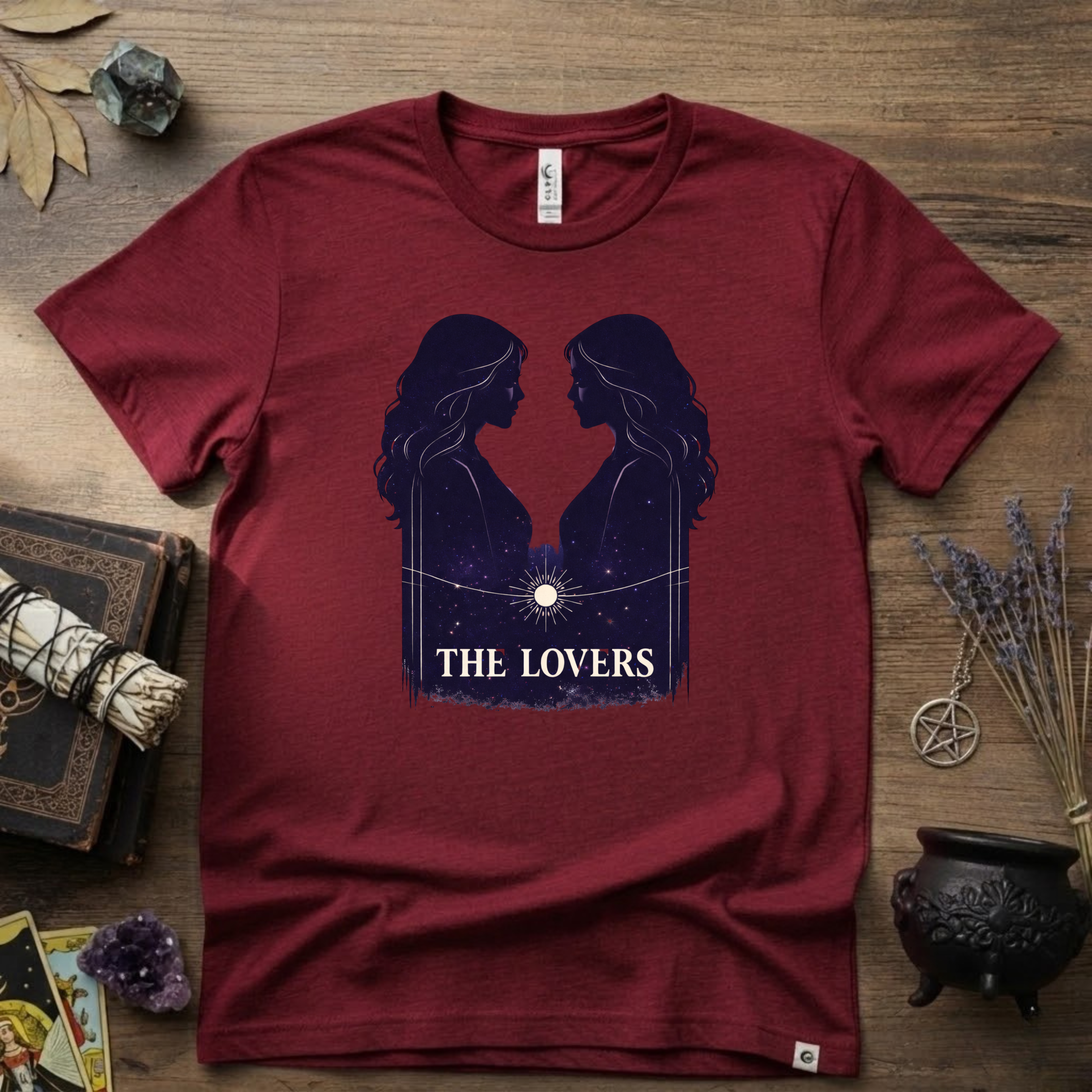 Tarot T-Shirt — The Lovers