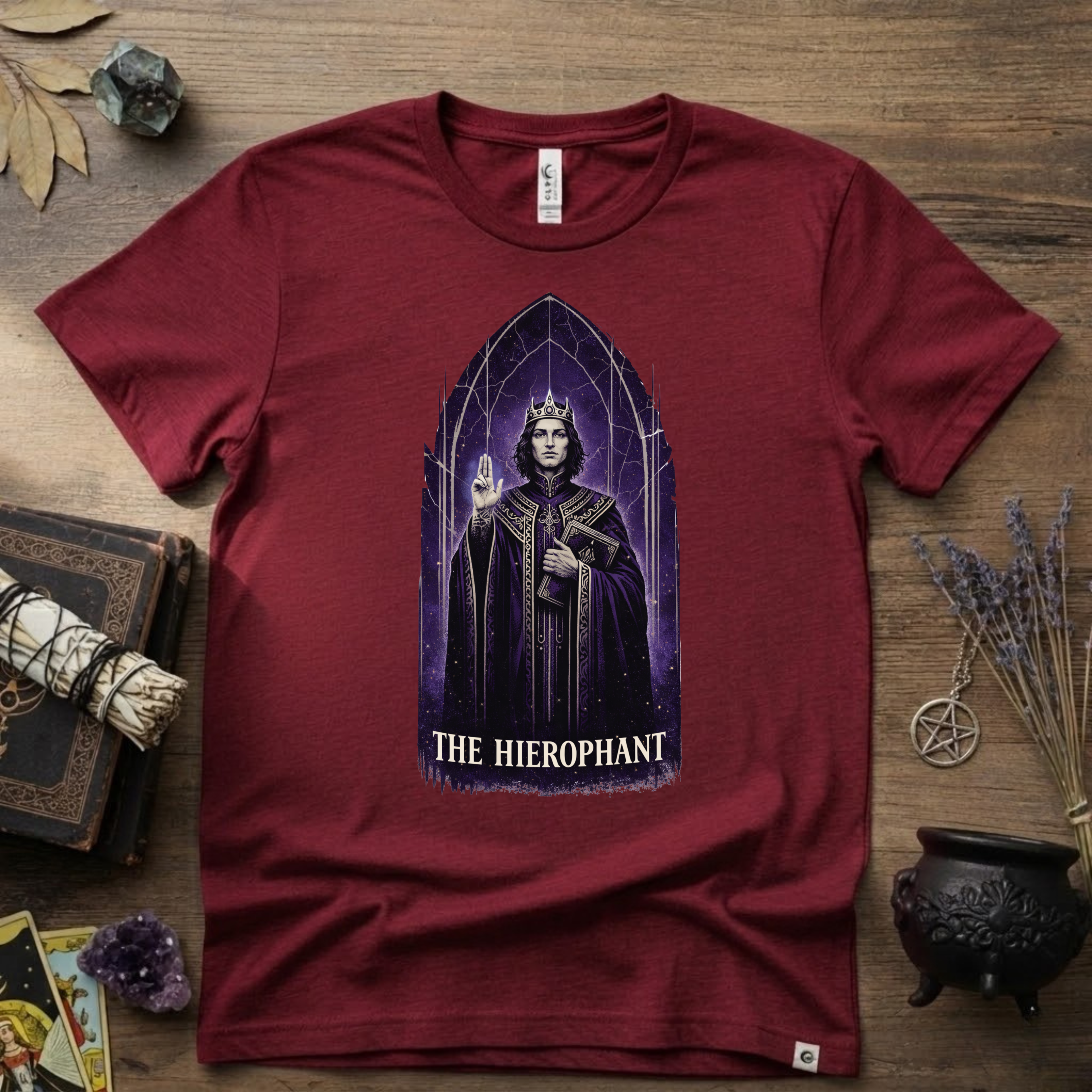 Tarot T-Shirt — The Hierophant