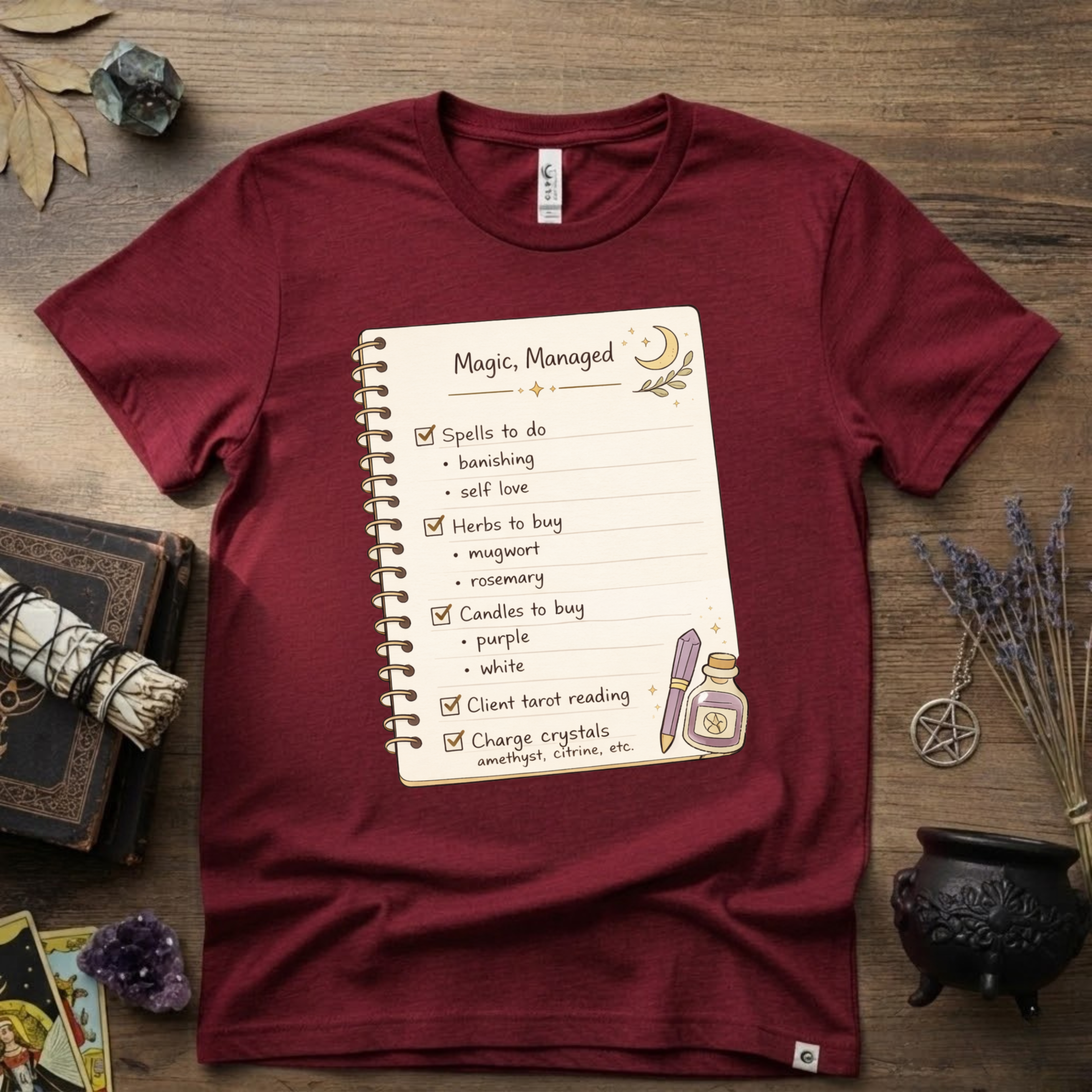 Witchy T-Shirt — "Magic Managed"