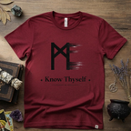 Mannaz Rune "Know Thyself" T-Shirt