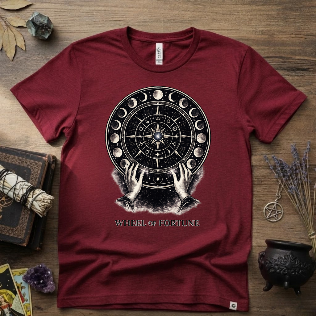 Tarot T-Shirt — The Wheel of Fortune