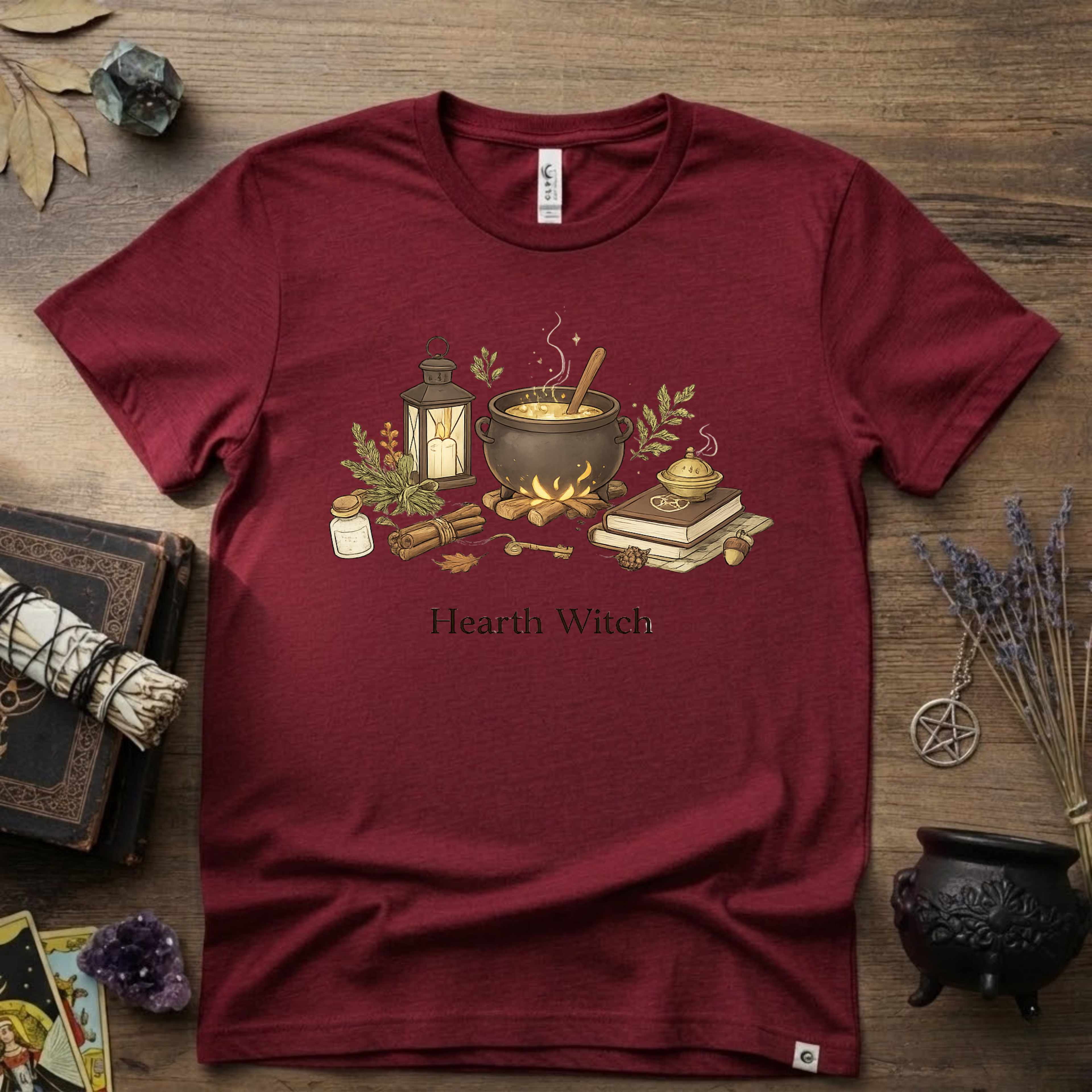Hearth Witch T-Shirt — Witchy Magic Tee