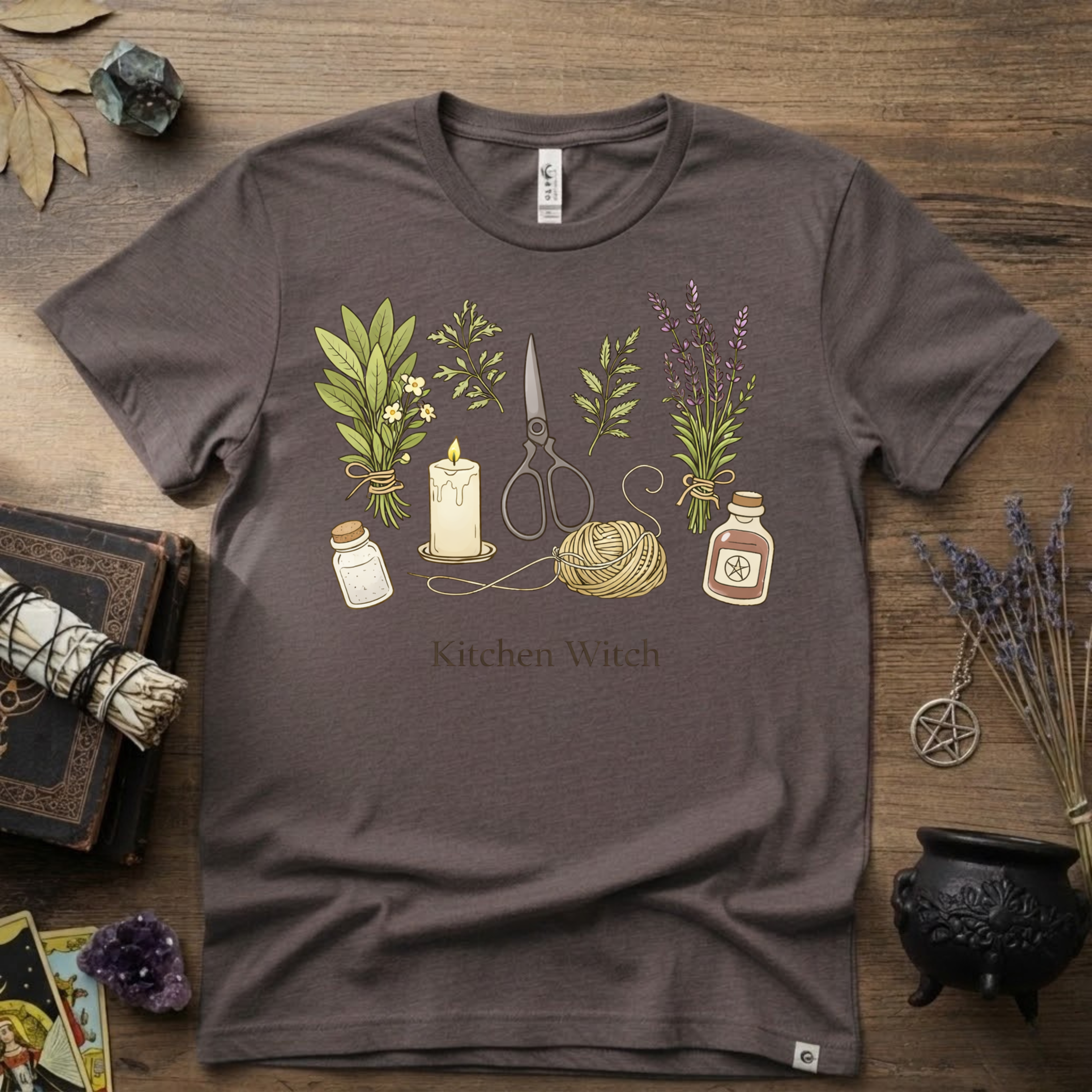 Kitchen Witch T-Shirt — Witchy Kitchen Spell Tee