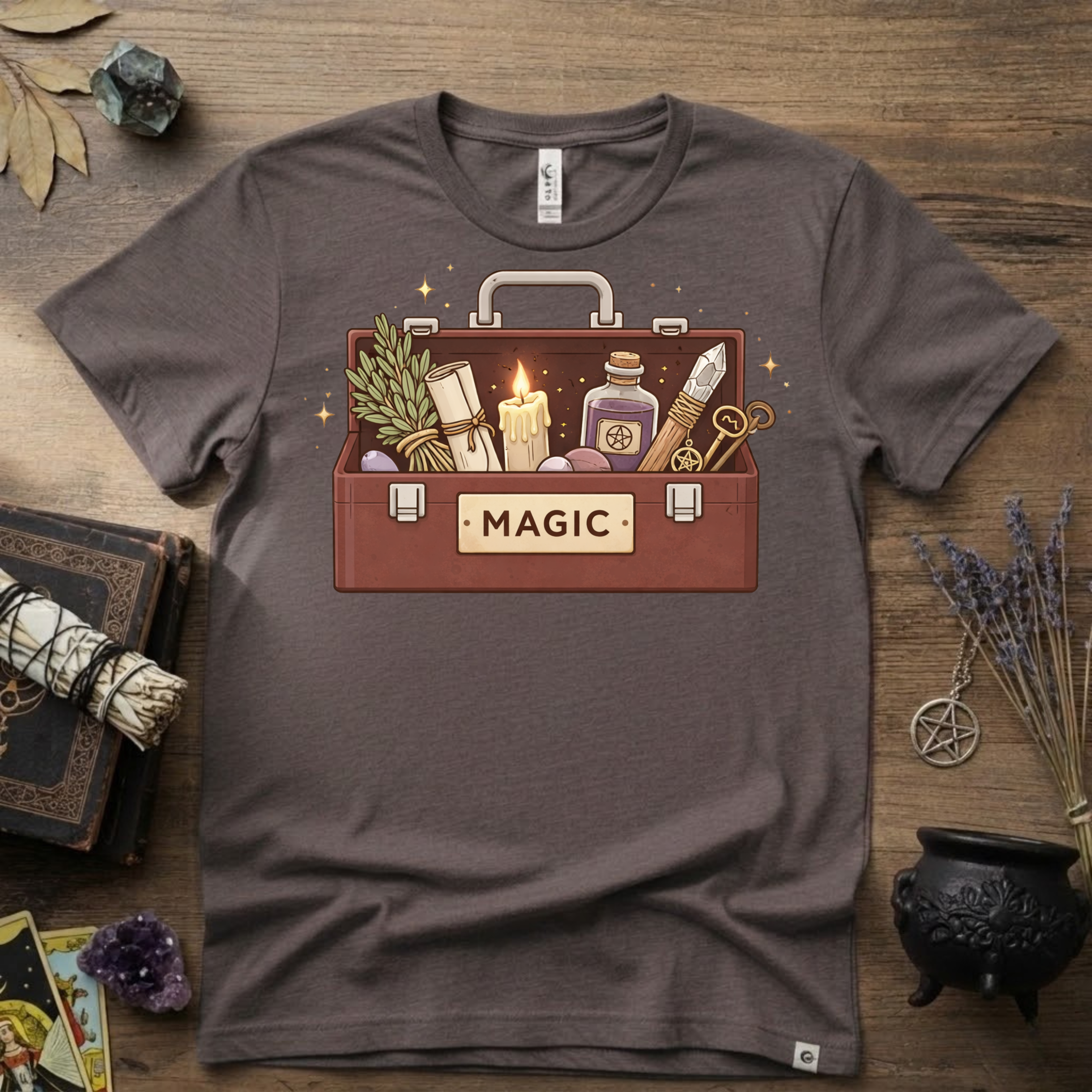 Witchy T-Shirt — "Magic Toolbox"