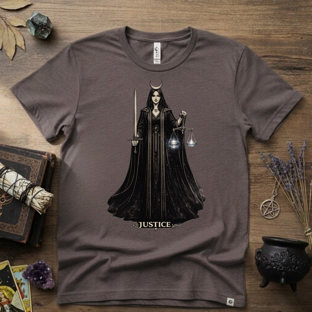 Tarot T-Shirt — Justice